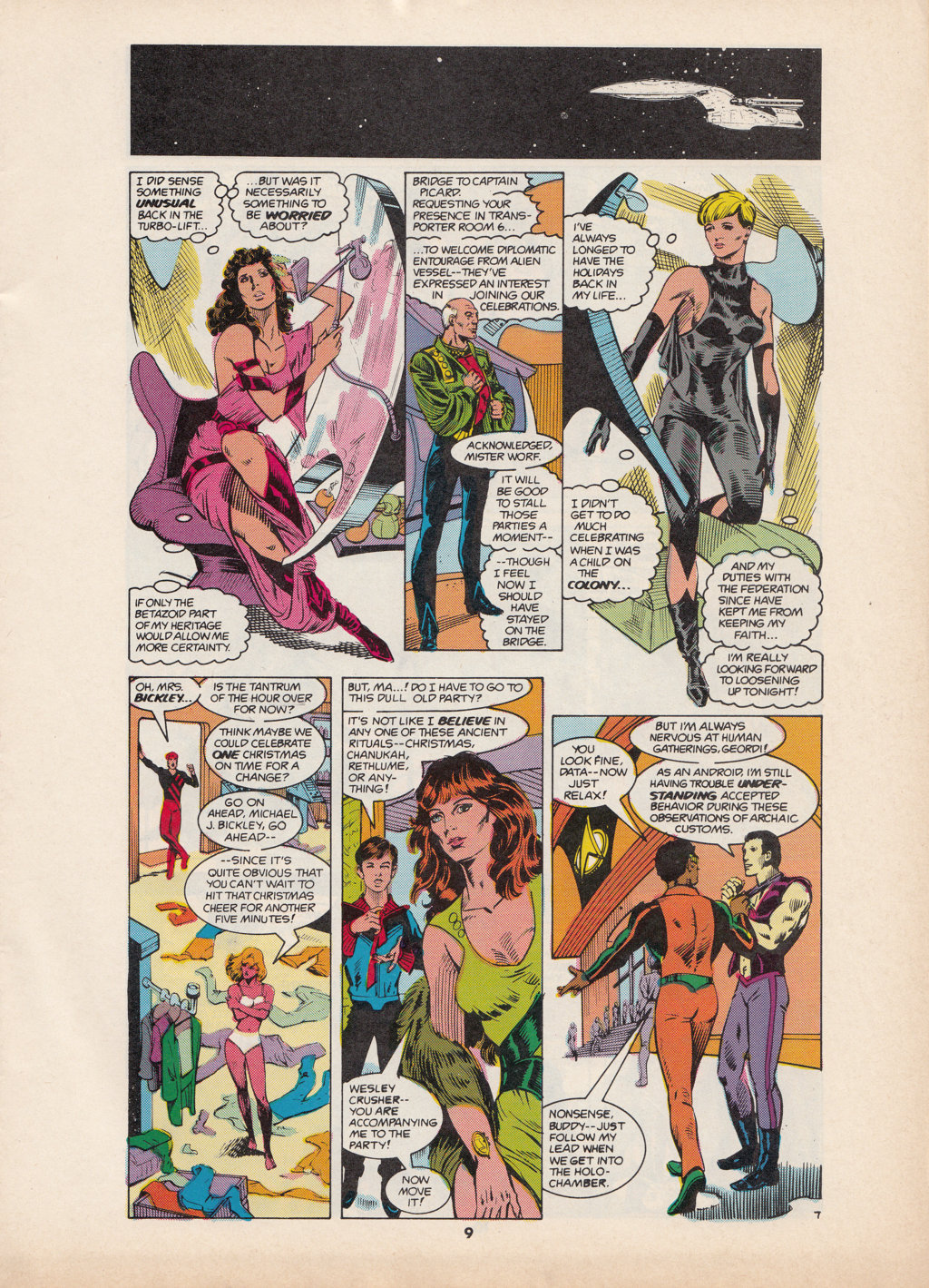 Read online Star Trek The Next Generation (1990) comic -  Issue #3 - 9