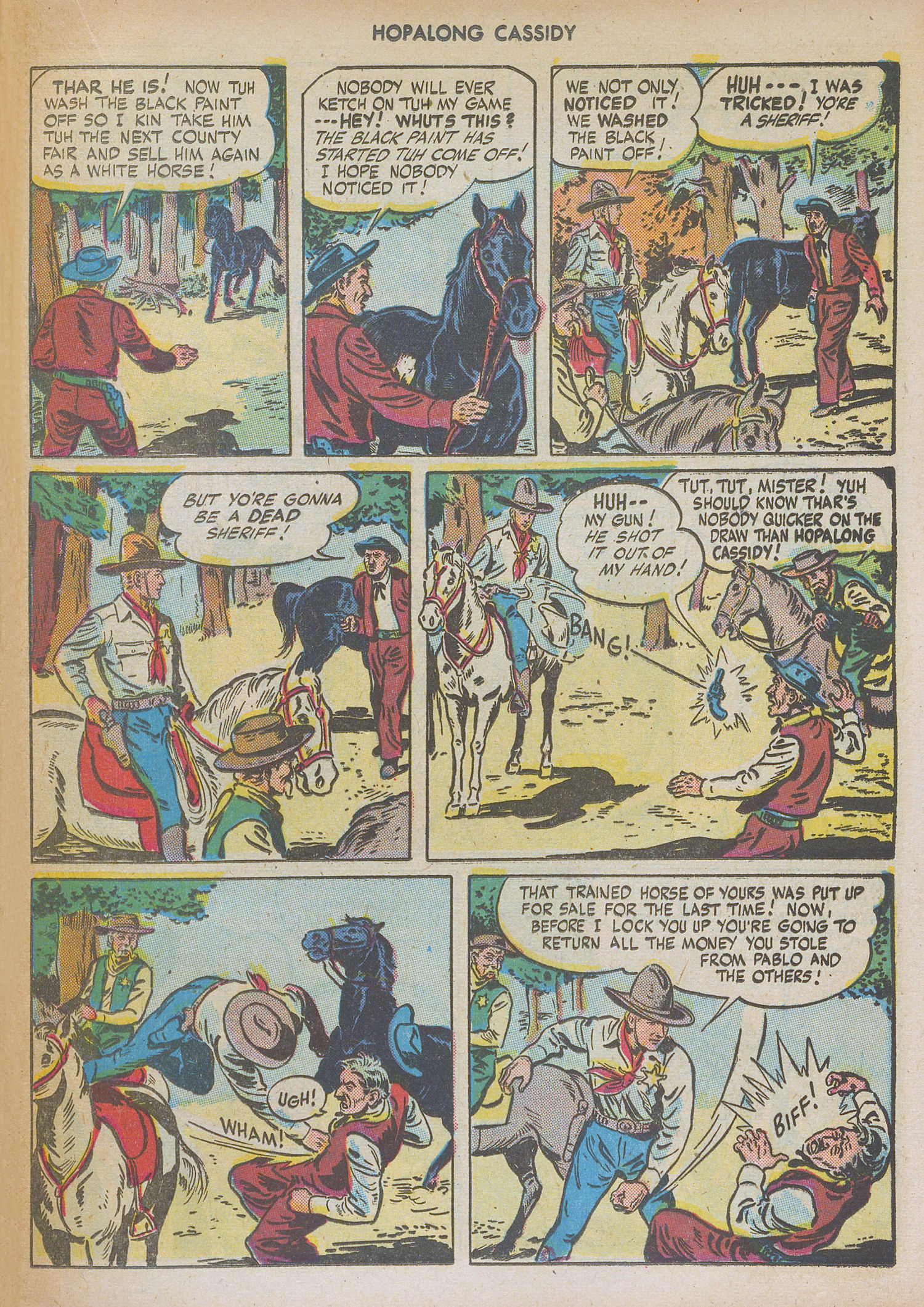 Read online Hopalong Cassidy comic -  Issue #7 - 21