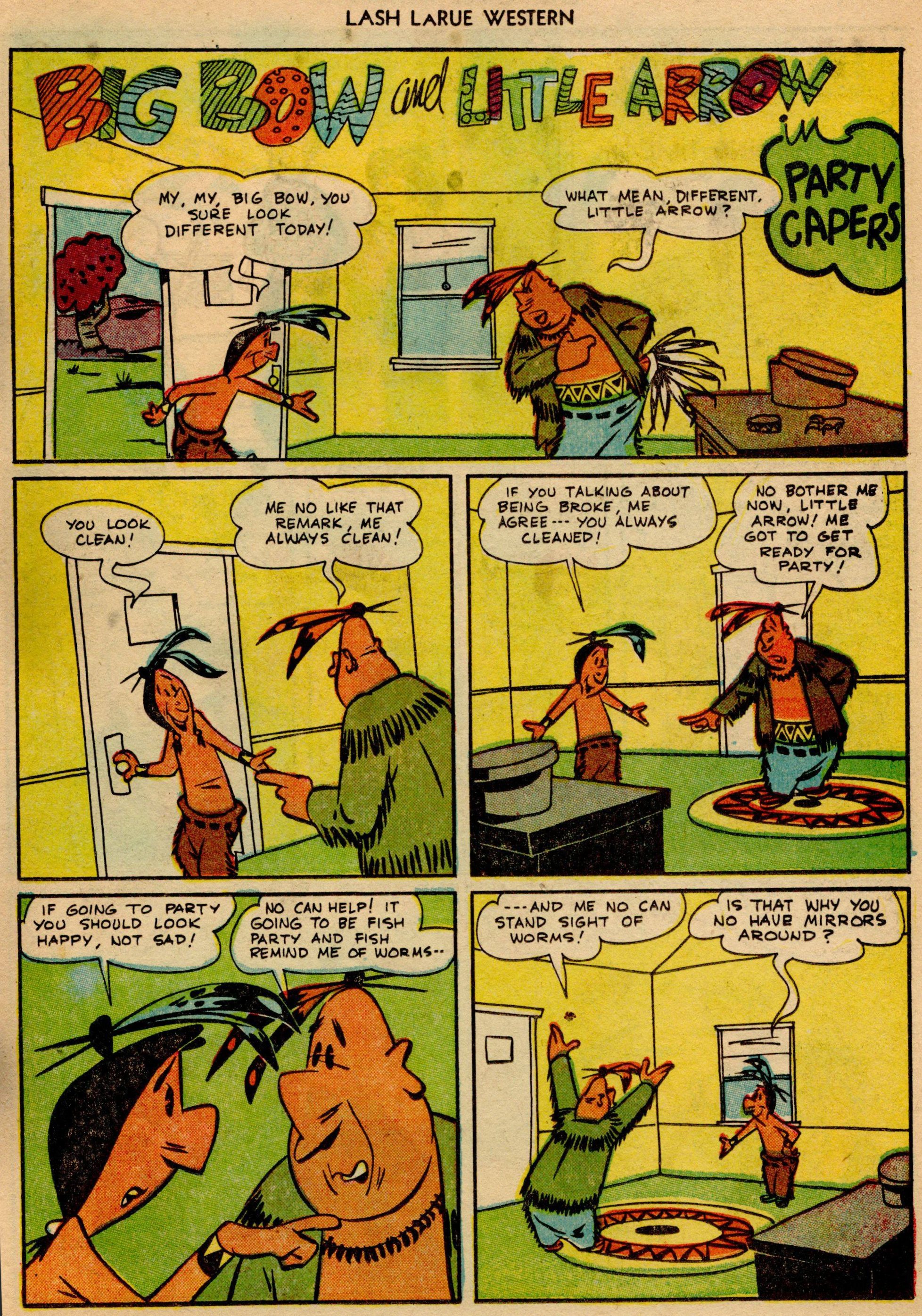 Read online Lash Larue Western (1949) comic -  Issue #23 - 22