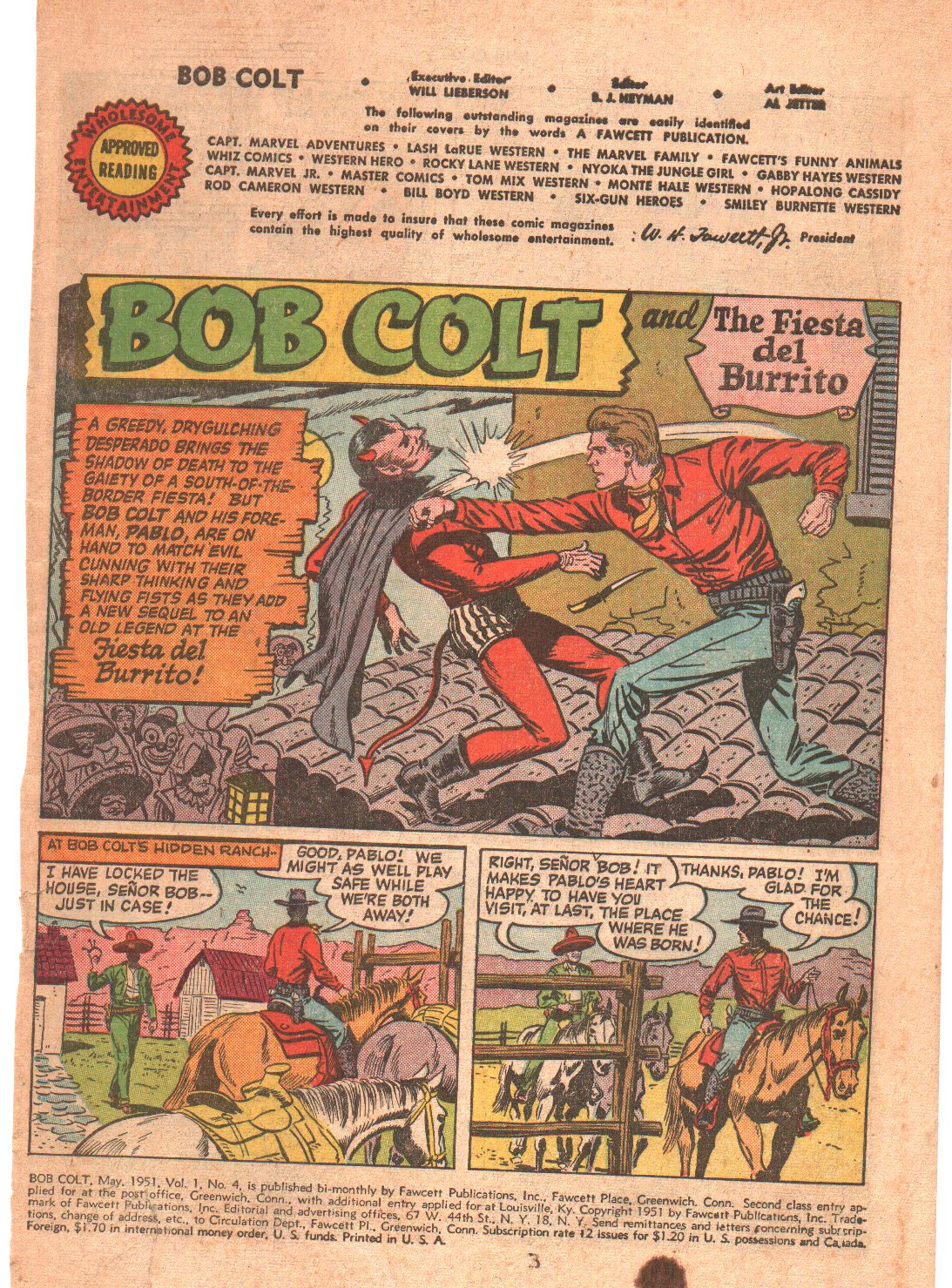 Read online Bob Colt Western comic -  Issue #4 - 3
