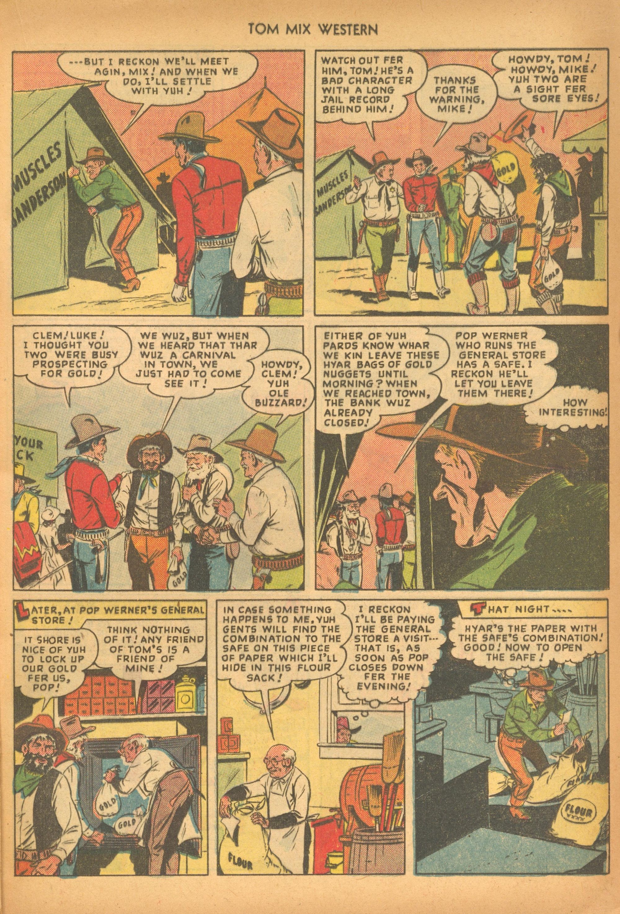 Read online Tom Mix Western (1948) comic -  Issue #20 - 17
