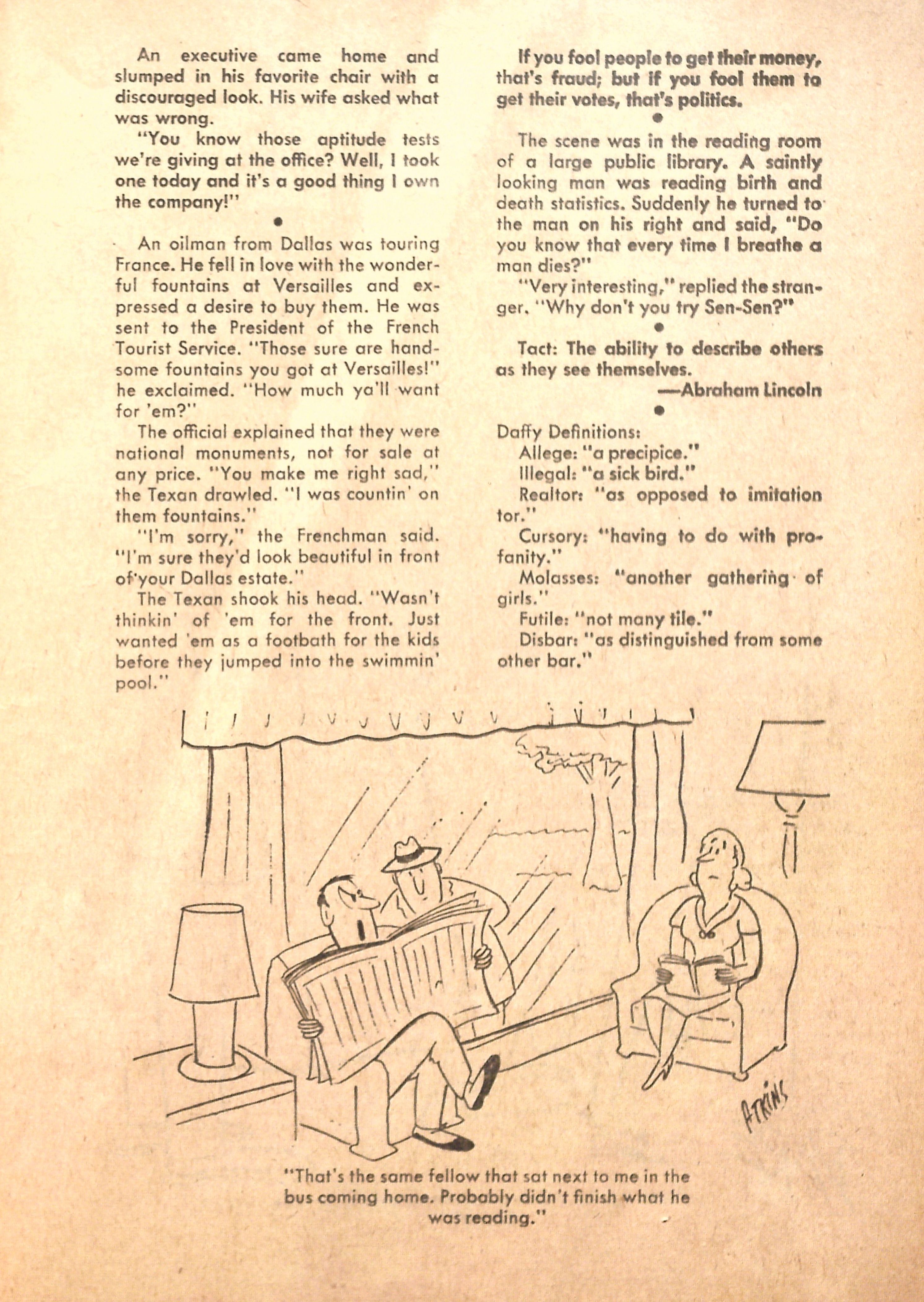 Read online Cartoons and Gags comic -  Issue #21 - 15