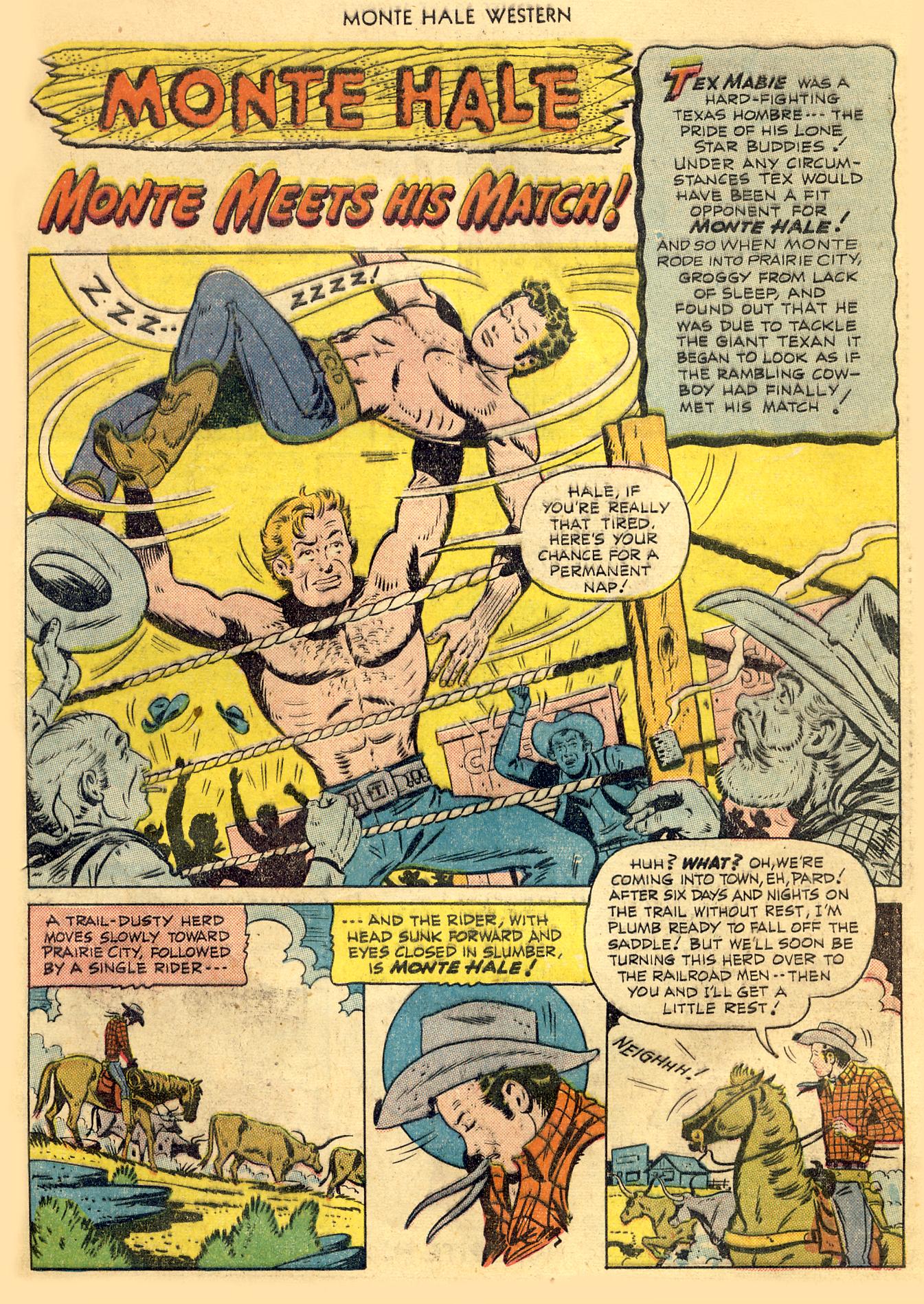 Read online Monte Hale Western comic -  Issue #53 - 28