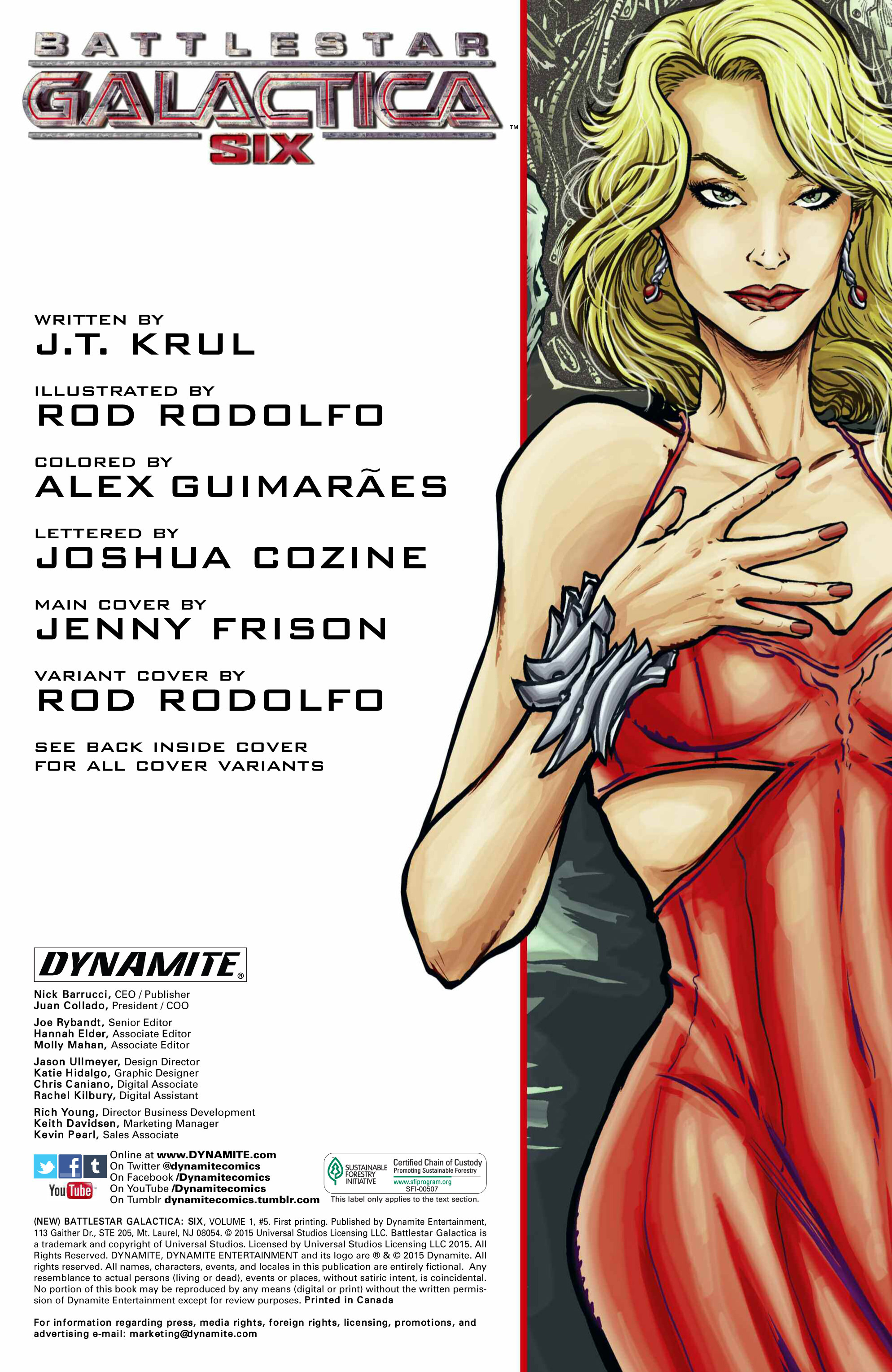 Read online (New) Battlestar Galactica: Six comic -  Issue #5 - 4