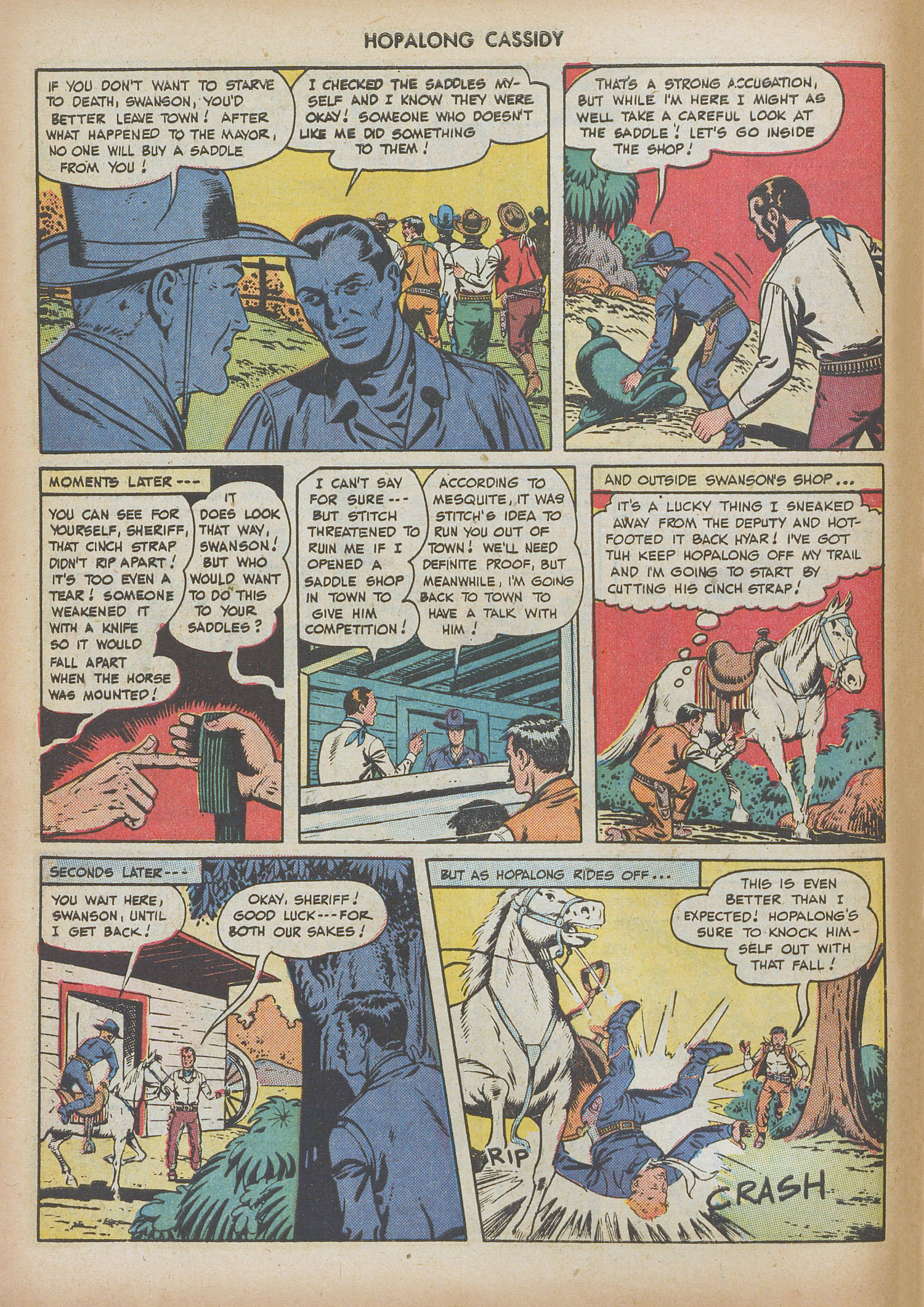 Read online Hopalong Cassidy comic -  Issue #34 - 20