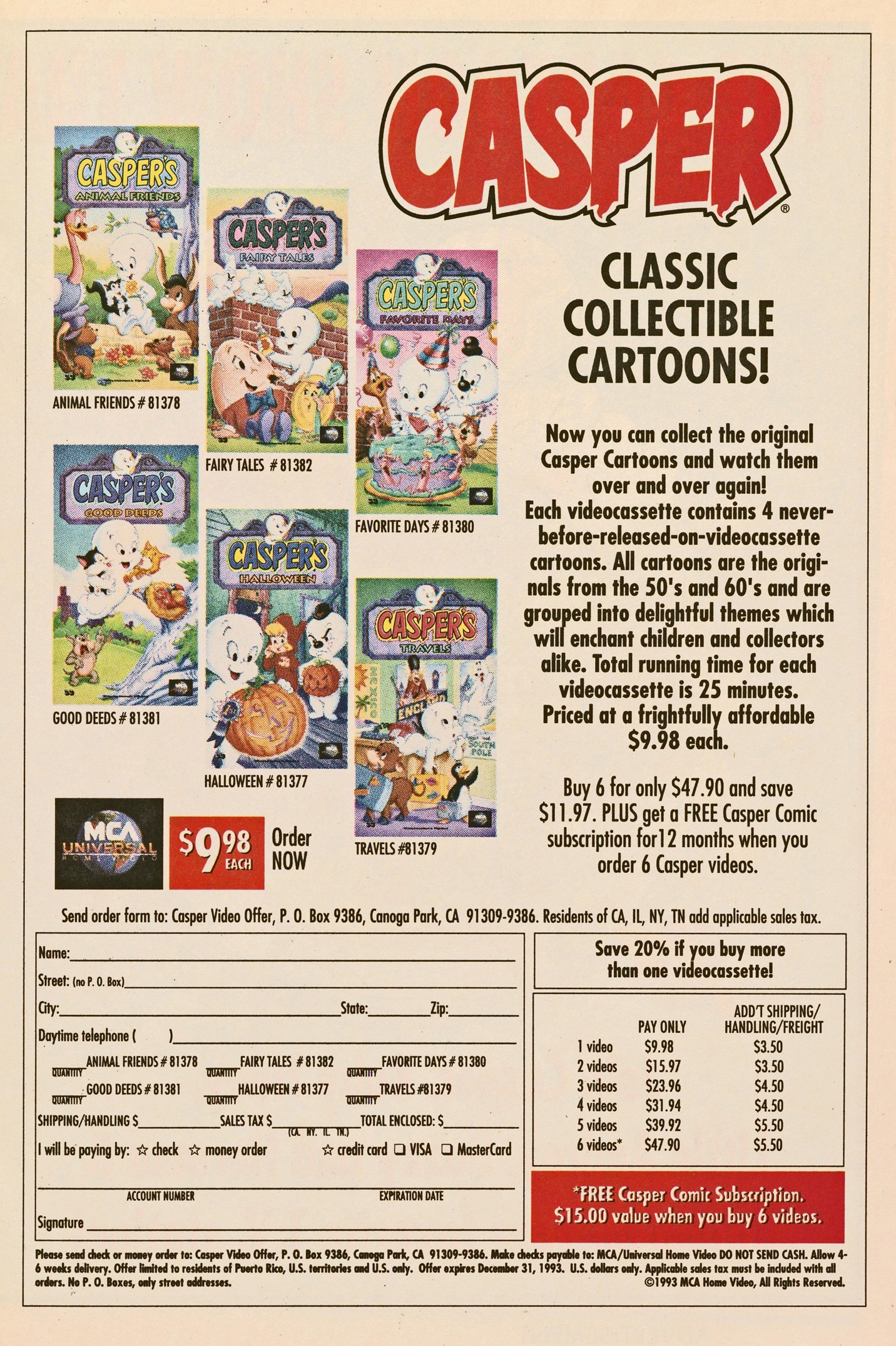 Read online Casper the Friendly Ghost (1991) comic -  Issue #14 - 17