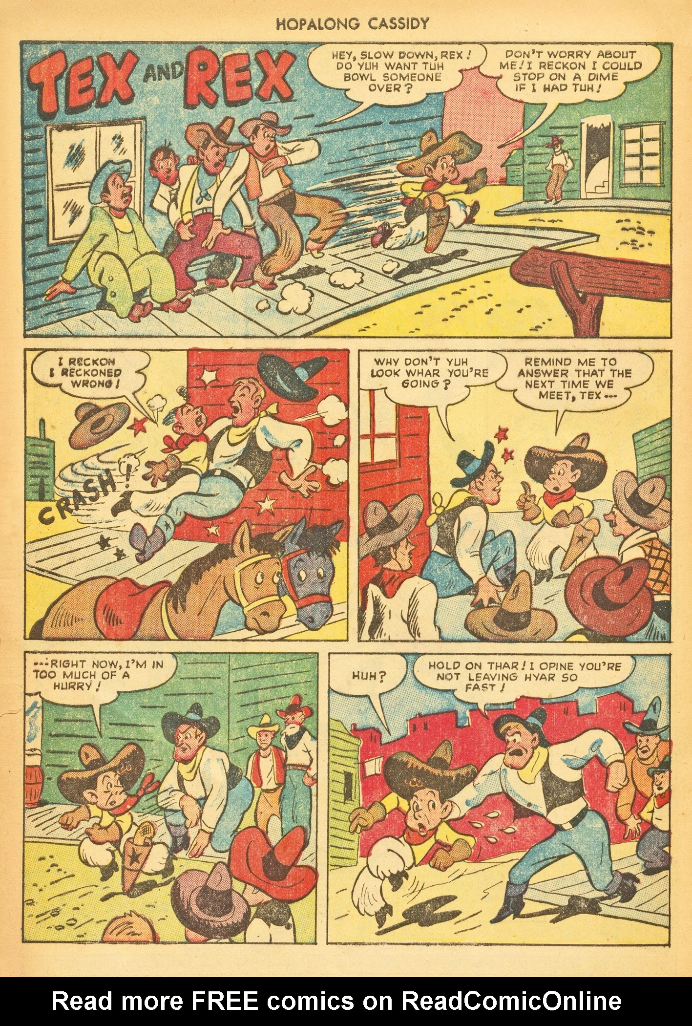 Read online Hopalong Cassidy comic -  Issue #30 - 34