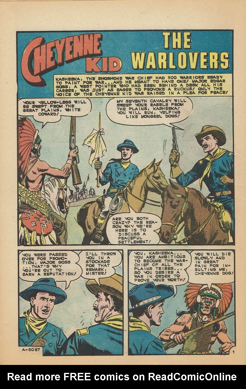 Read online Cheyenne Kid comic -  Issue #54 - 16