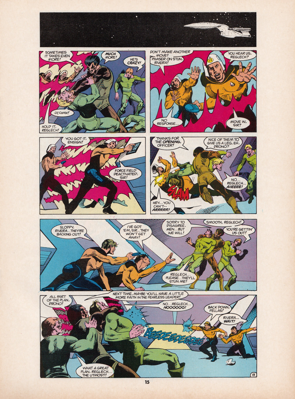 Read online Star Trek The Next Generation (1990) comic -  Issue #6 - 15