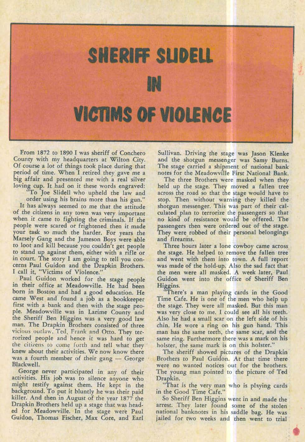 Read online Six-Gun Heroes comic -  Issue #69 - 23