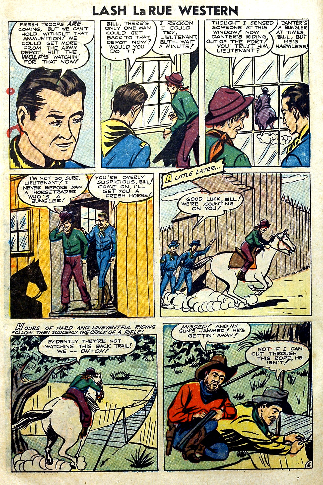 Read online Lash Larue Western (1949) comic -  Issue #57 - 20
