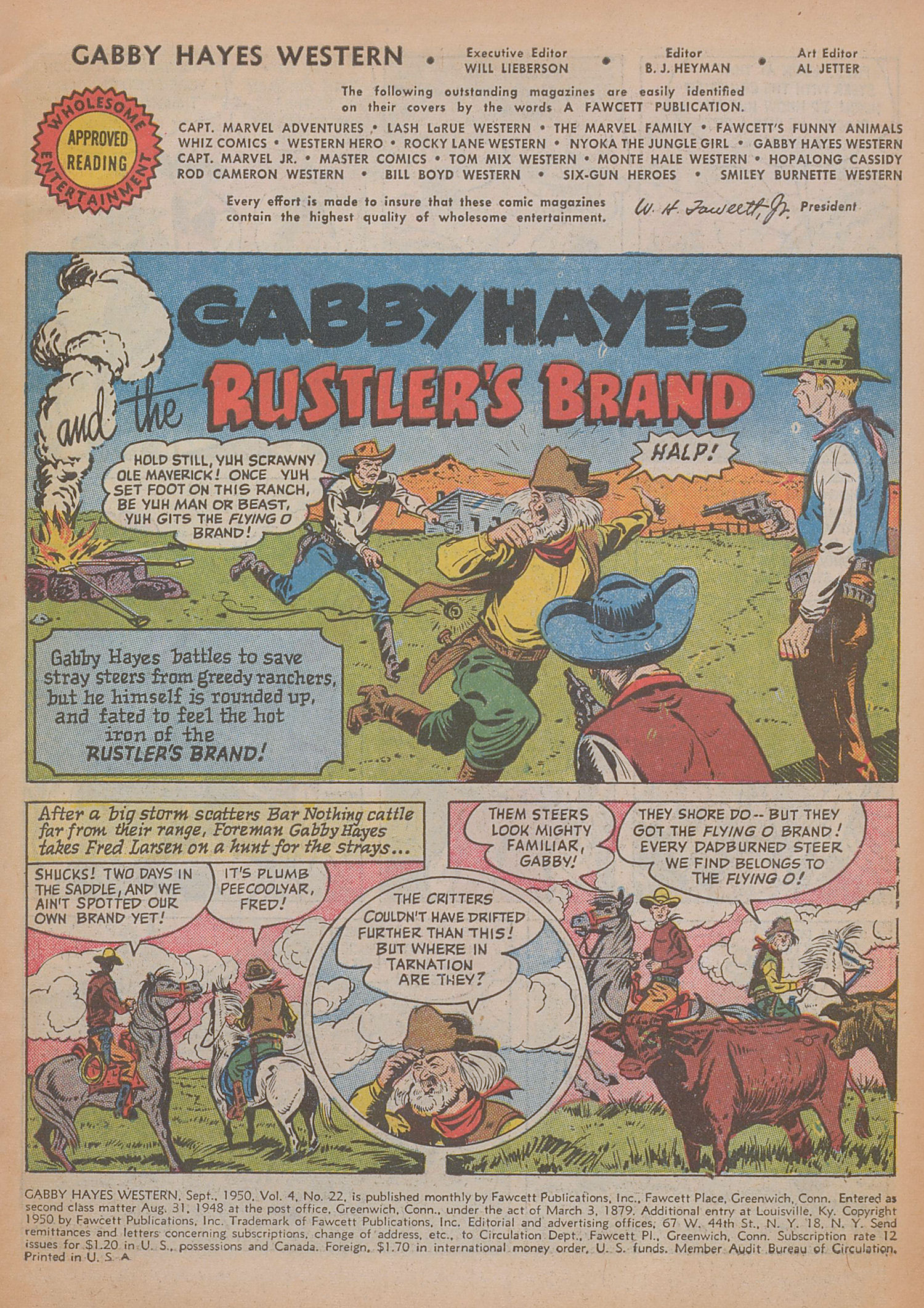 Read online Gabby Hayes Western comic -  Issue #22 - 3