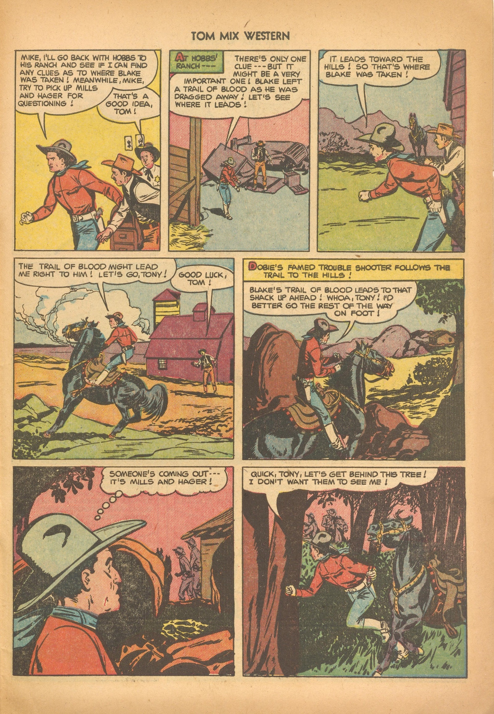 Read online Tom Mix Western (1948) comic -  Issue #56 - 31