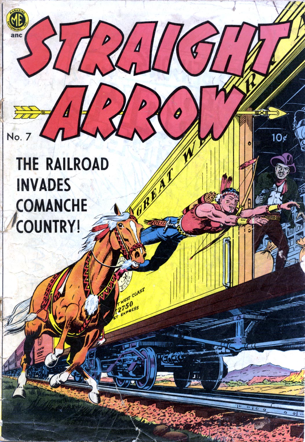 Read online Straight Arrow comic -  Issue #7 - 1