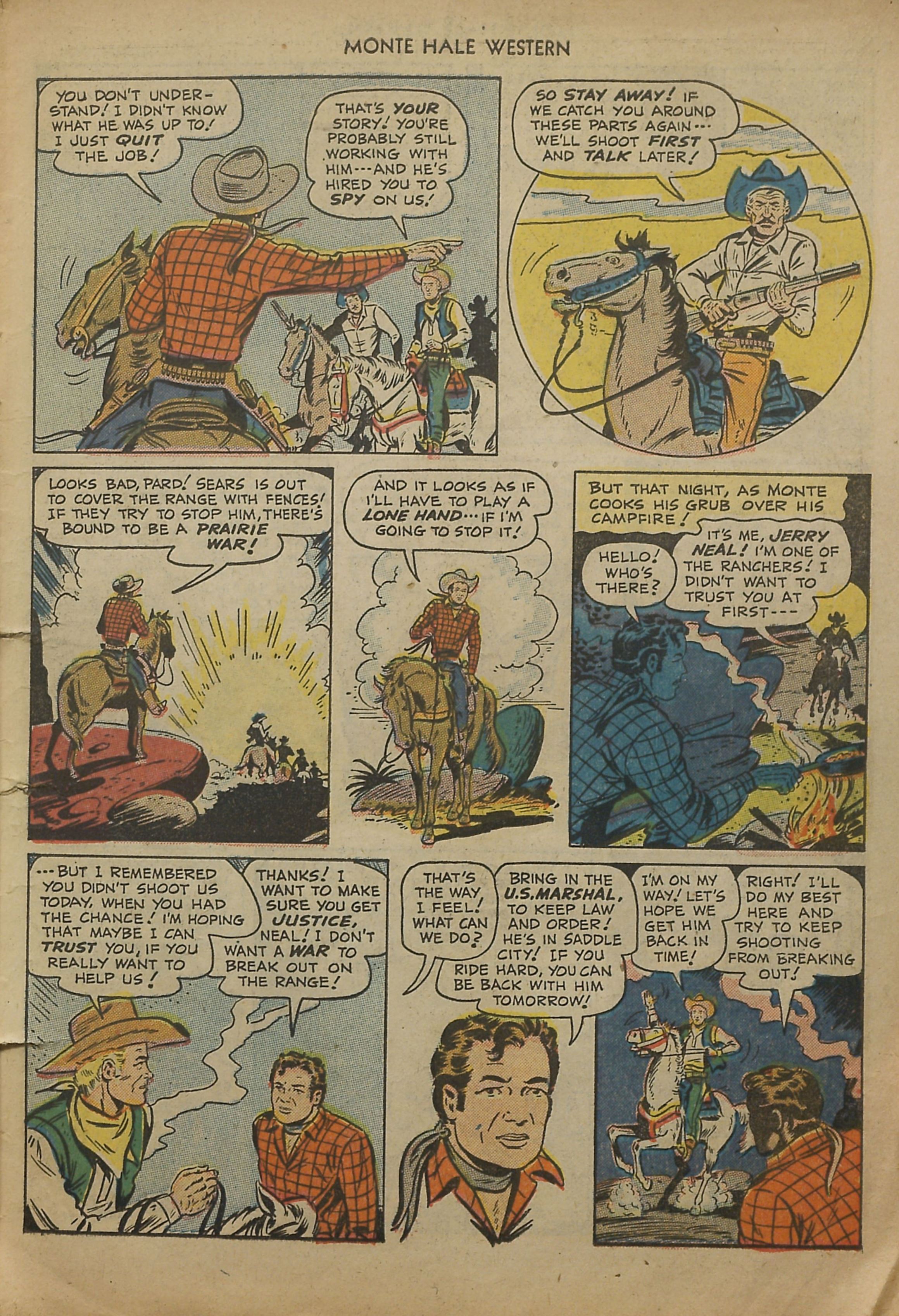 Read online Monte Hale Western comic -  Issue #45 - 8