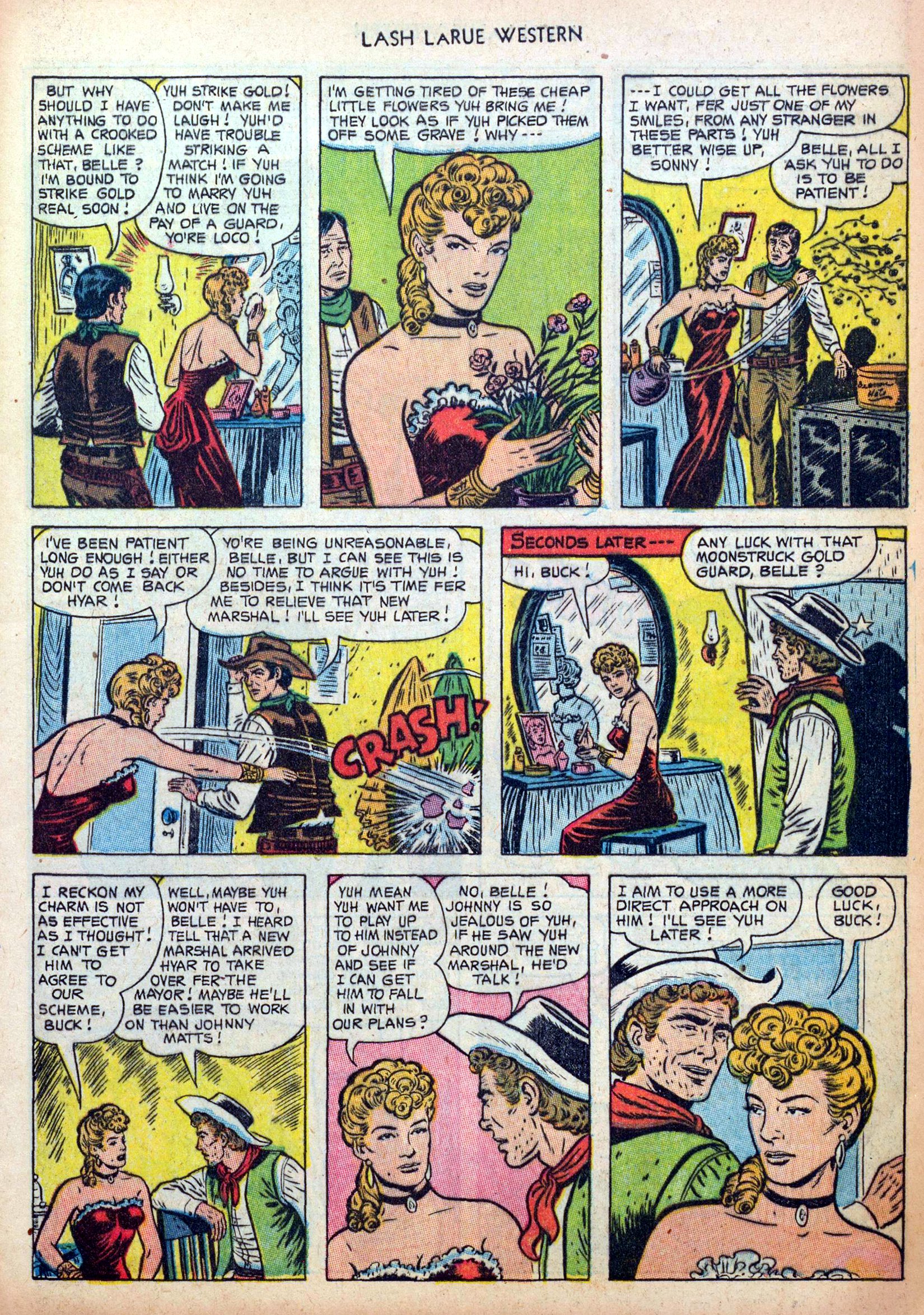 Read online Lash Larue Western (1949) comic -  Issue #38 - 5
