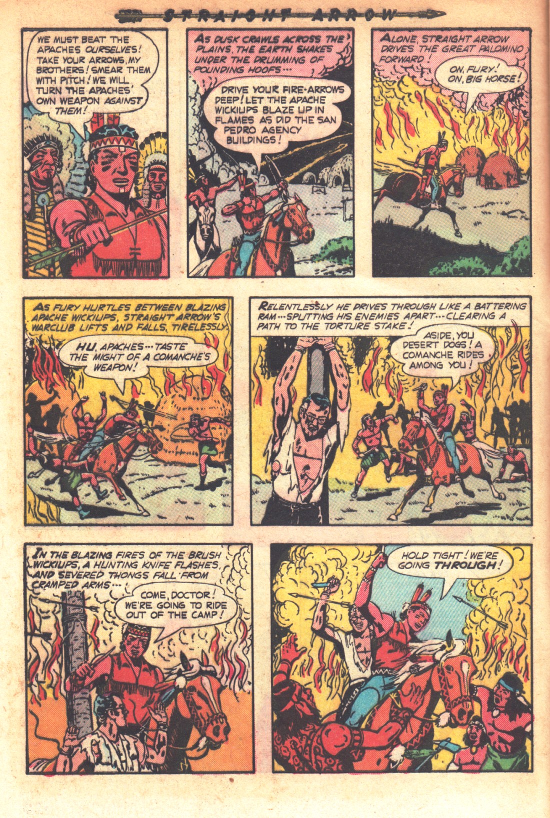Read online Straight Arrow comic -  Issue #17 - 8