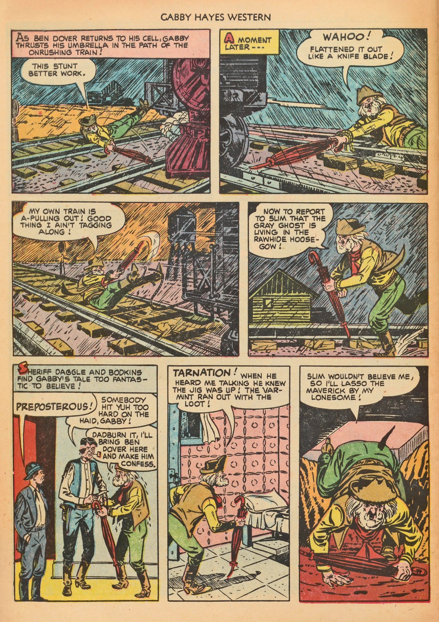 Read online Gabby Hayes Western comic -  Issue #32 - 32