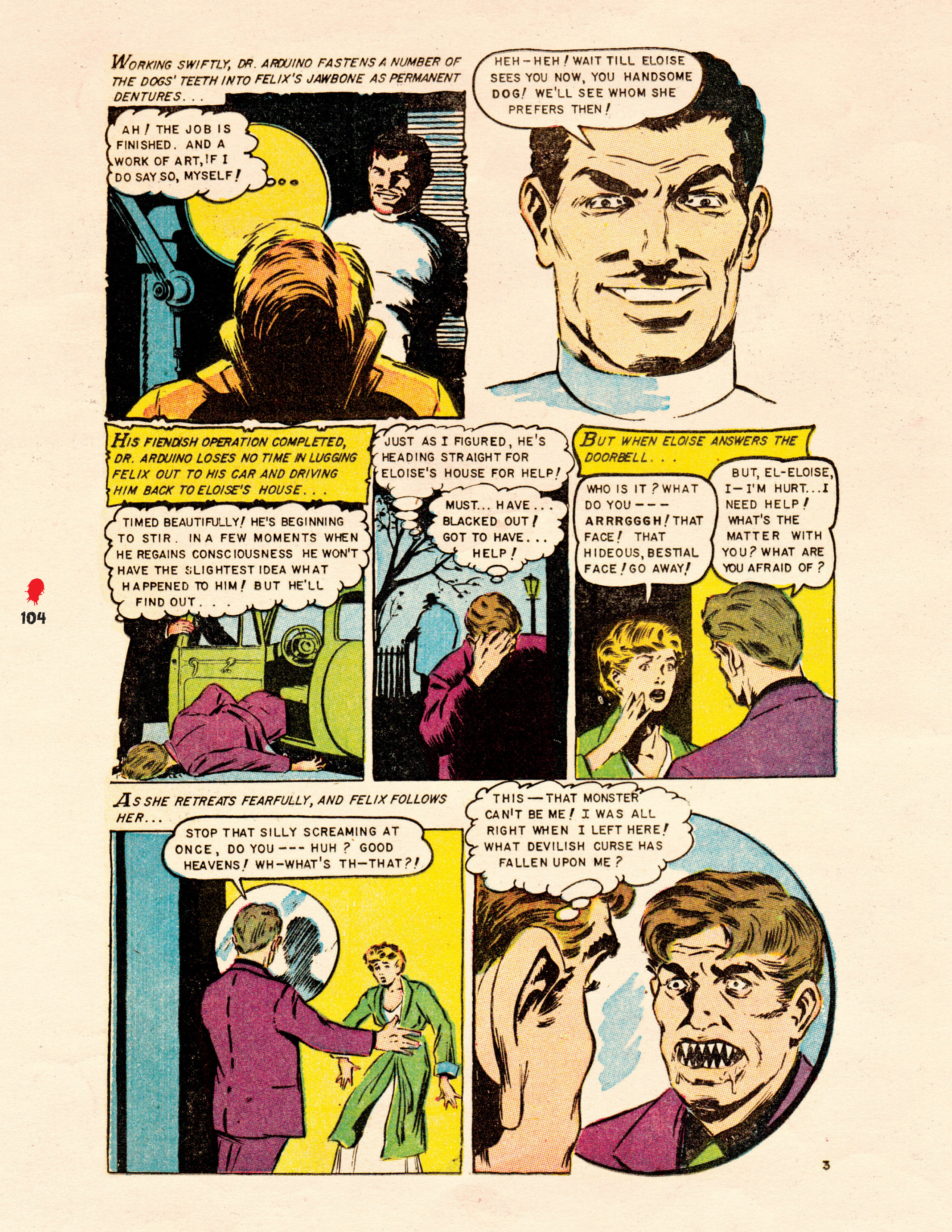 Read online Chilling Archives of Horror Comics comic -  Issue # TPB 23 - 104