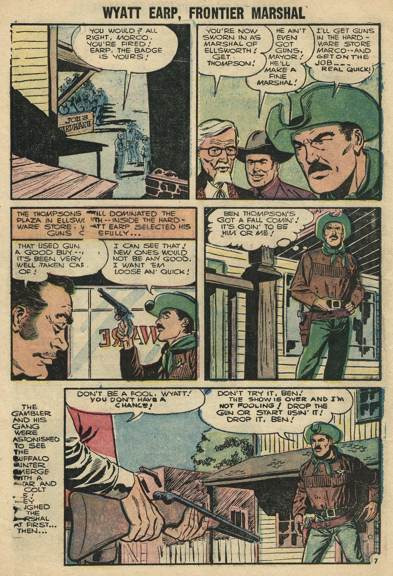 Read online Wyatt Earp Frontier Marshal comic -  Issue #12 - 10
