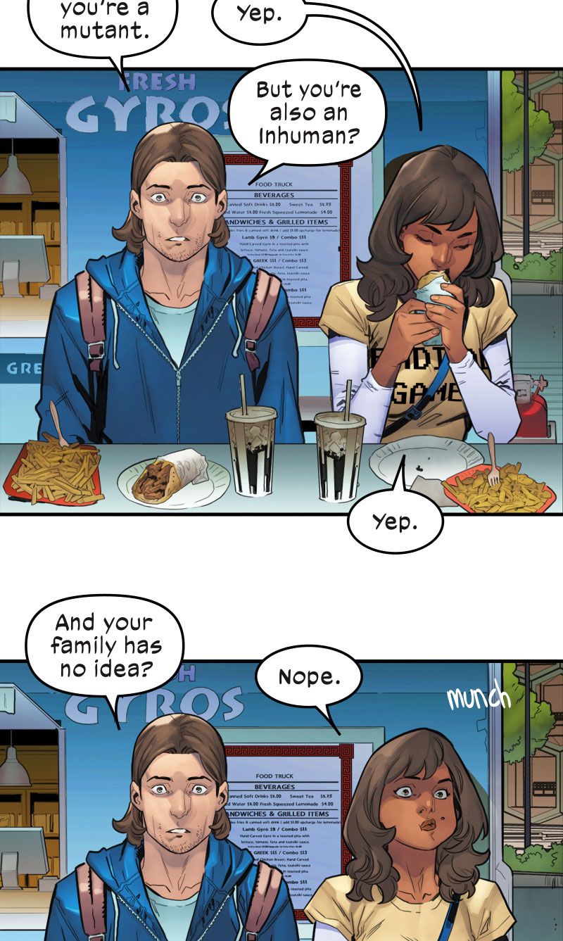 Read online Ms. Marvel: The New Mutant Infinity Comics comic -  Issue #1 - 95