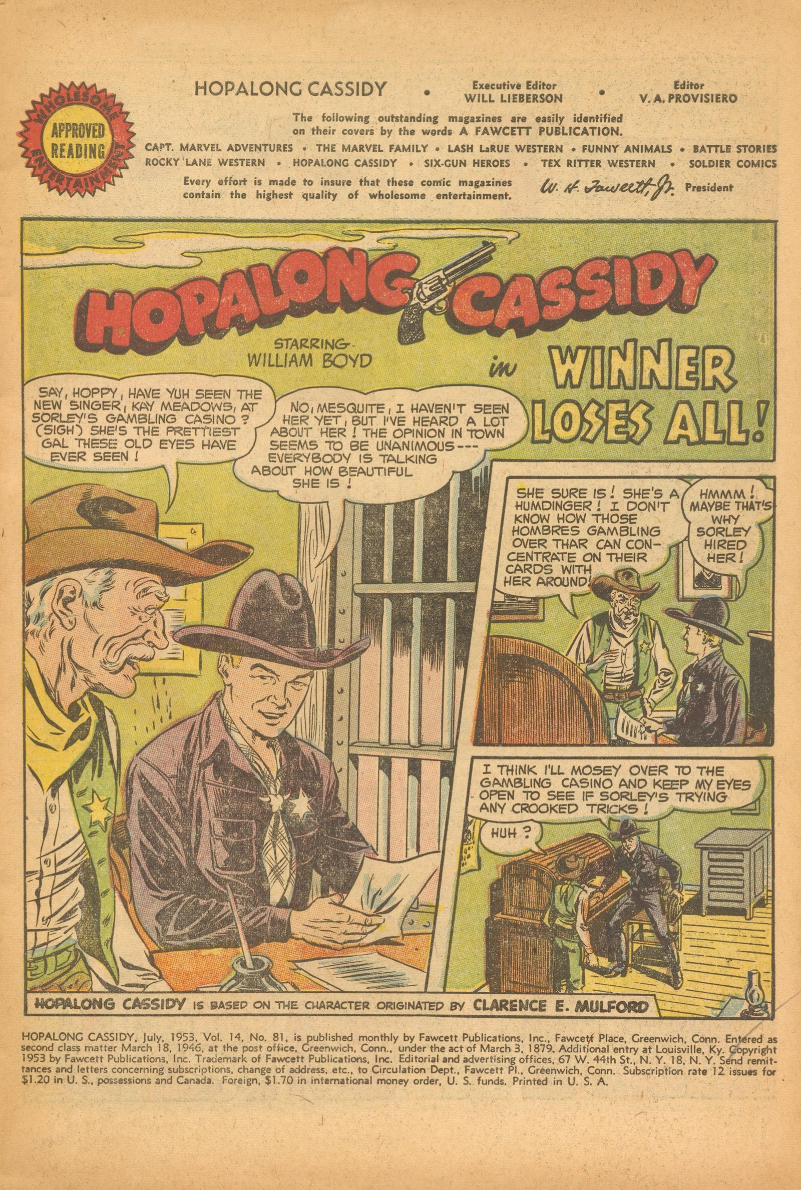 Read online Hopalong Cassidy comic -  Issue #81 - 3