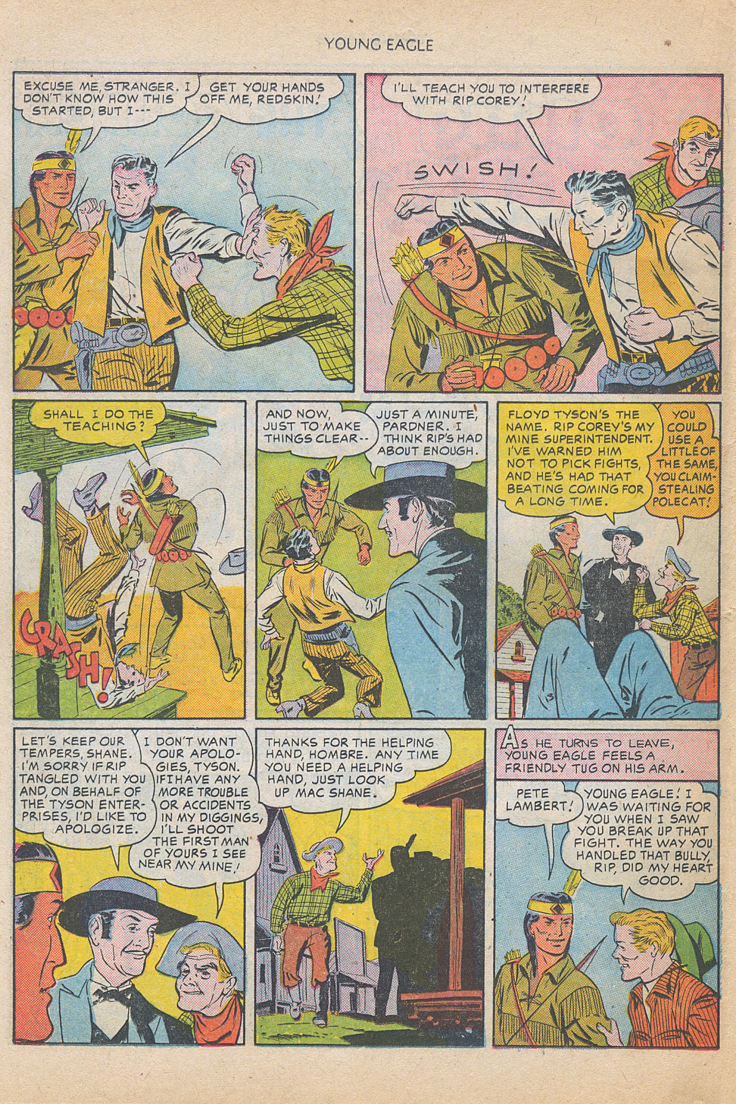 Read online Young Eagle comic -  Issue #5 - 24