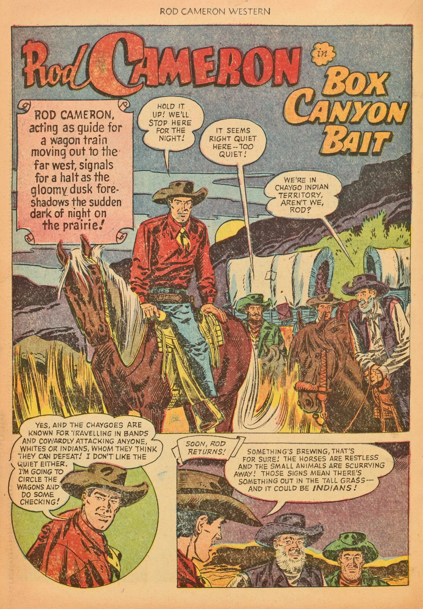 Read online Rod Cameron Western comic -  Issue #19 - 18