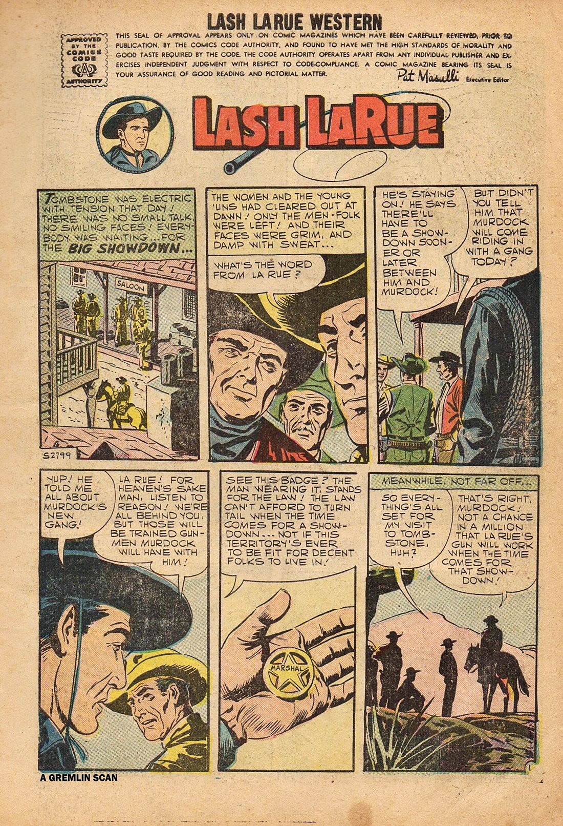Read online Lash Larue Western (1949) comic -  Issue #67 - 3