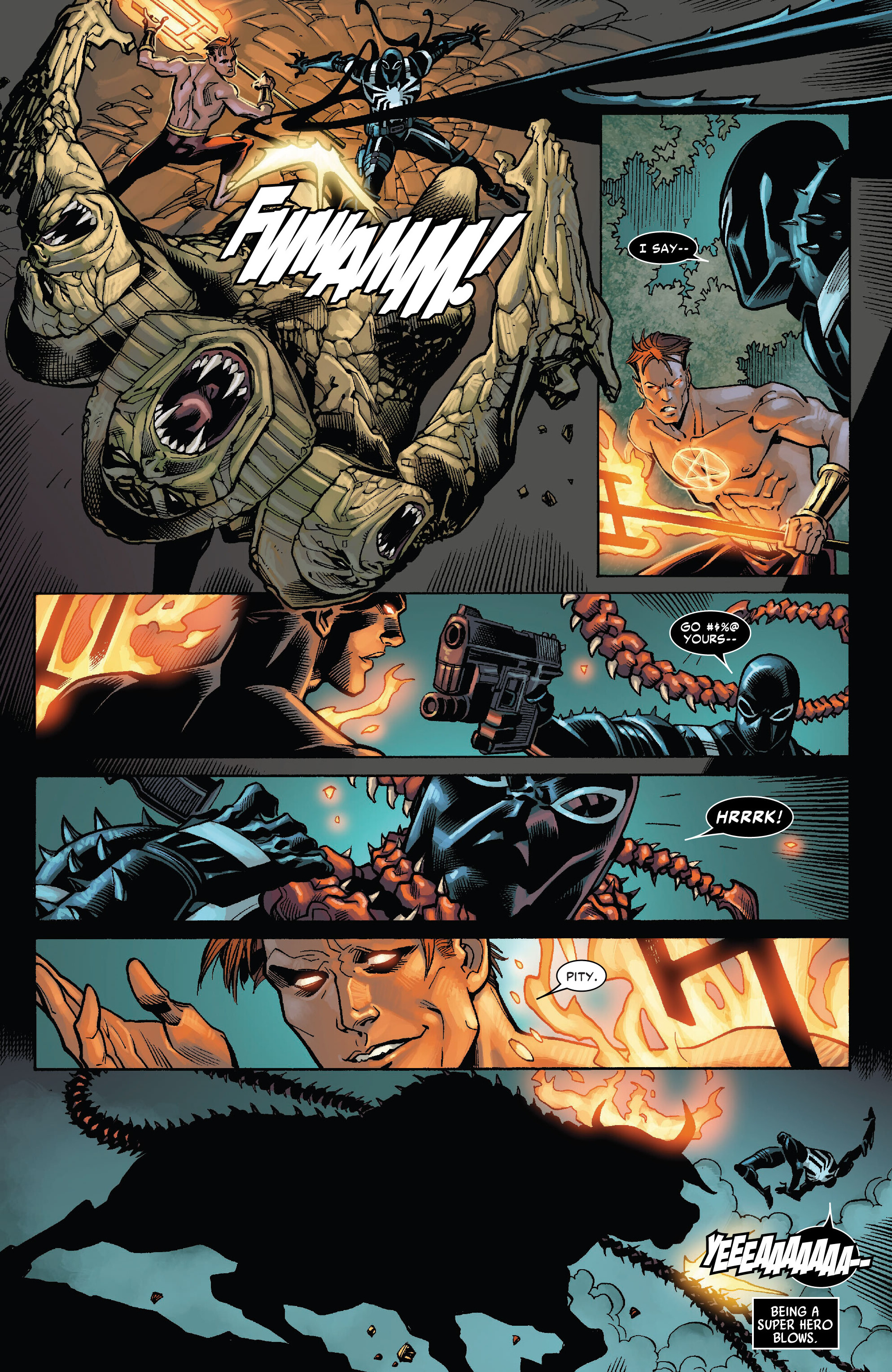 Read online Venom Modern Era Epic Collection comic -  Issue # The Savage Six (Part 2) - 76