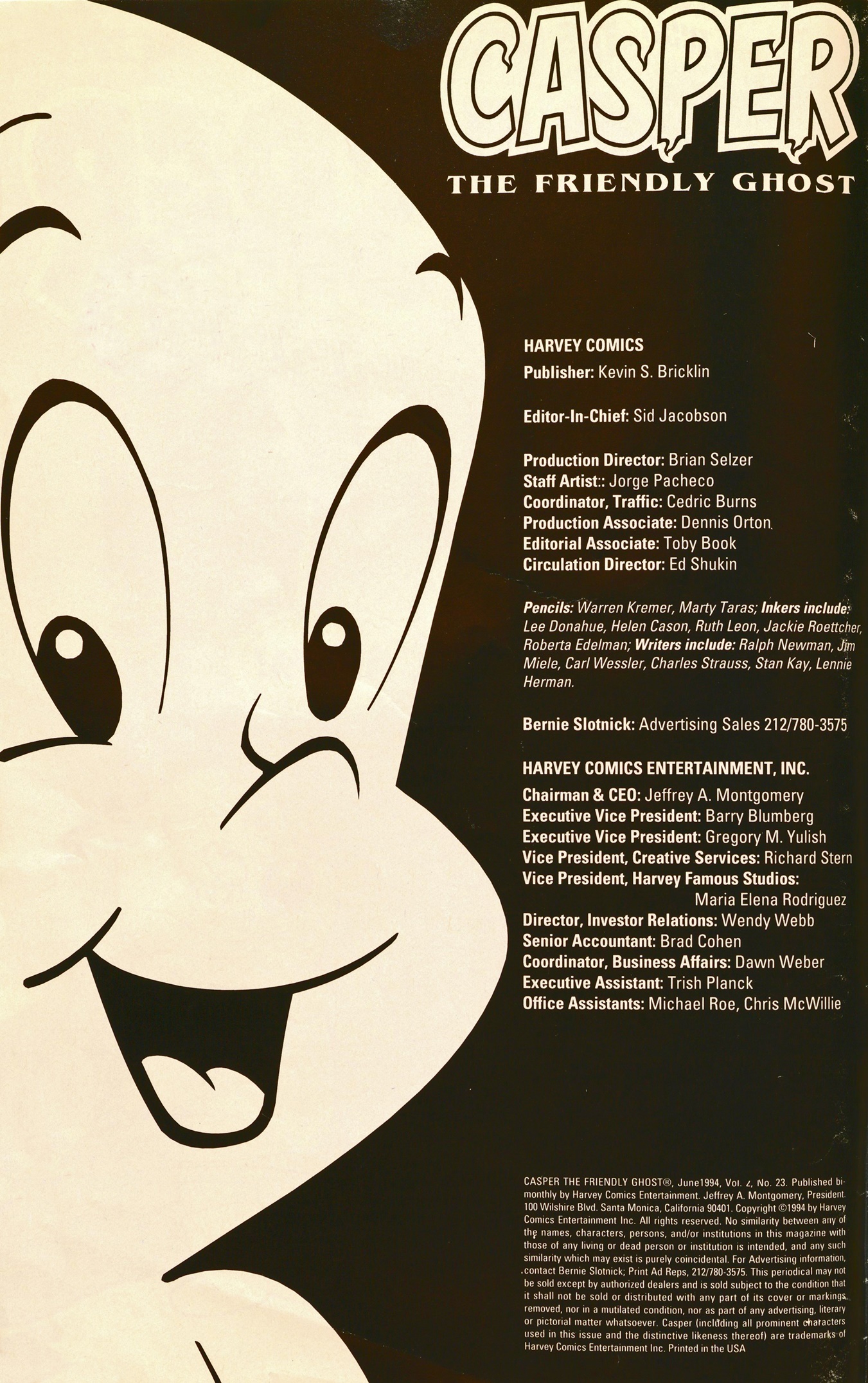 Read online Casper the Friendly Ghost (1991) comic -  Issue #23 - 2