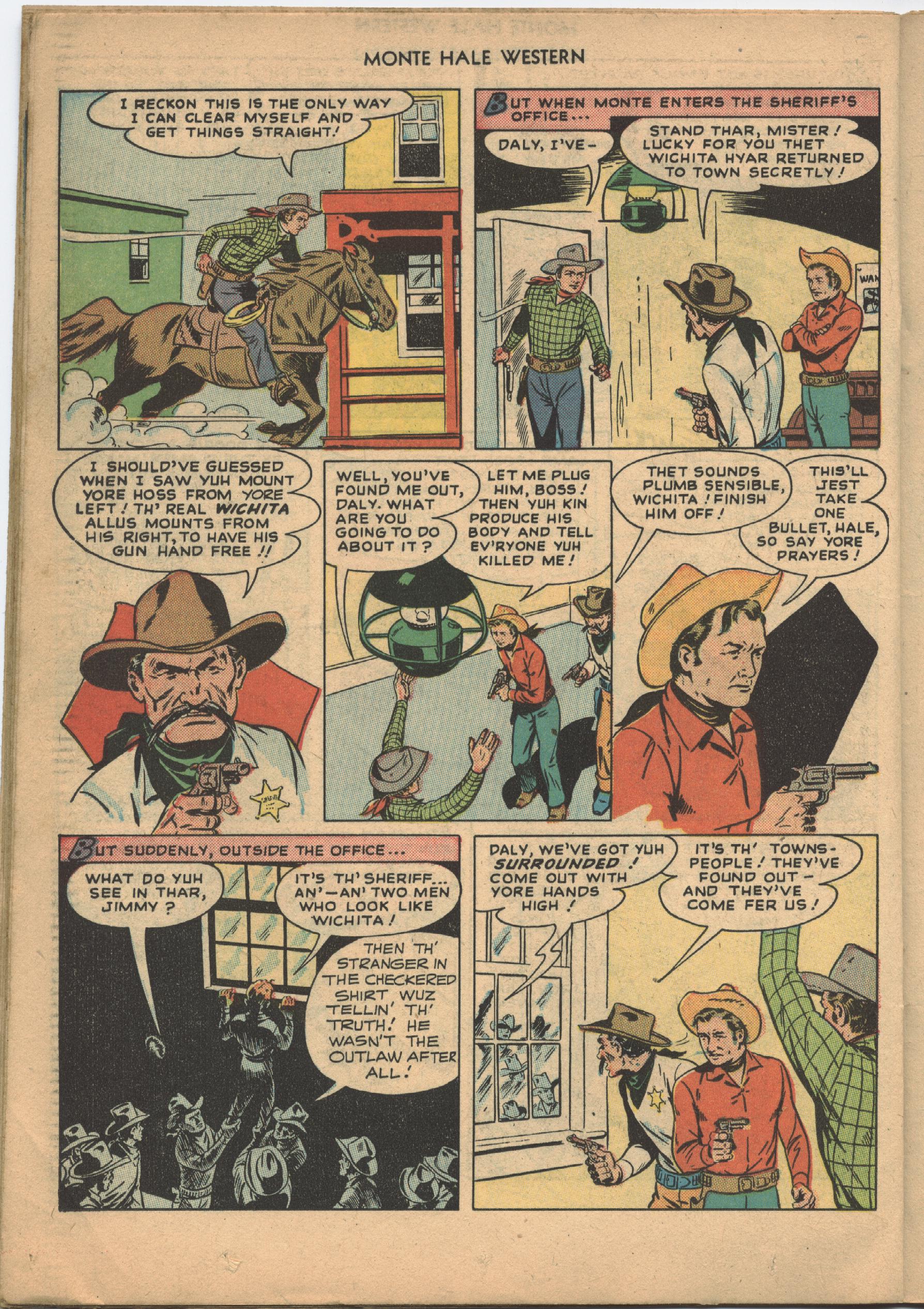 Read online Monte Hale Western comic -  Issue #29 - 30