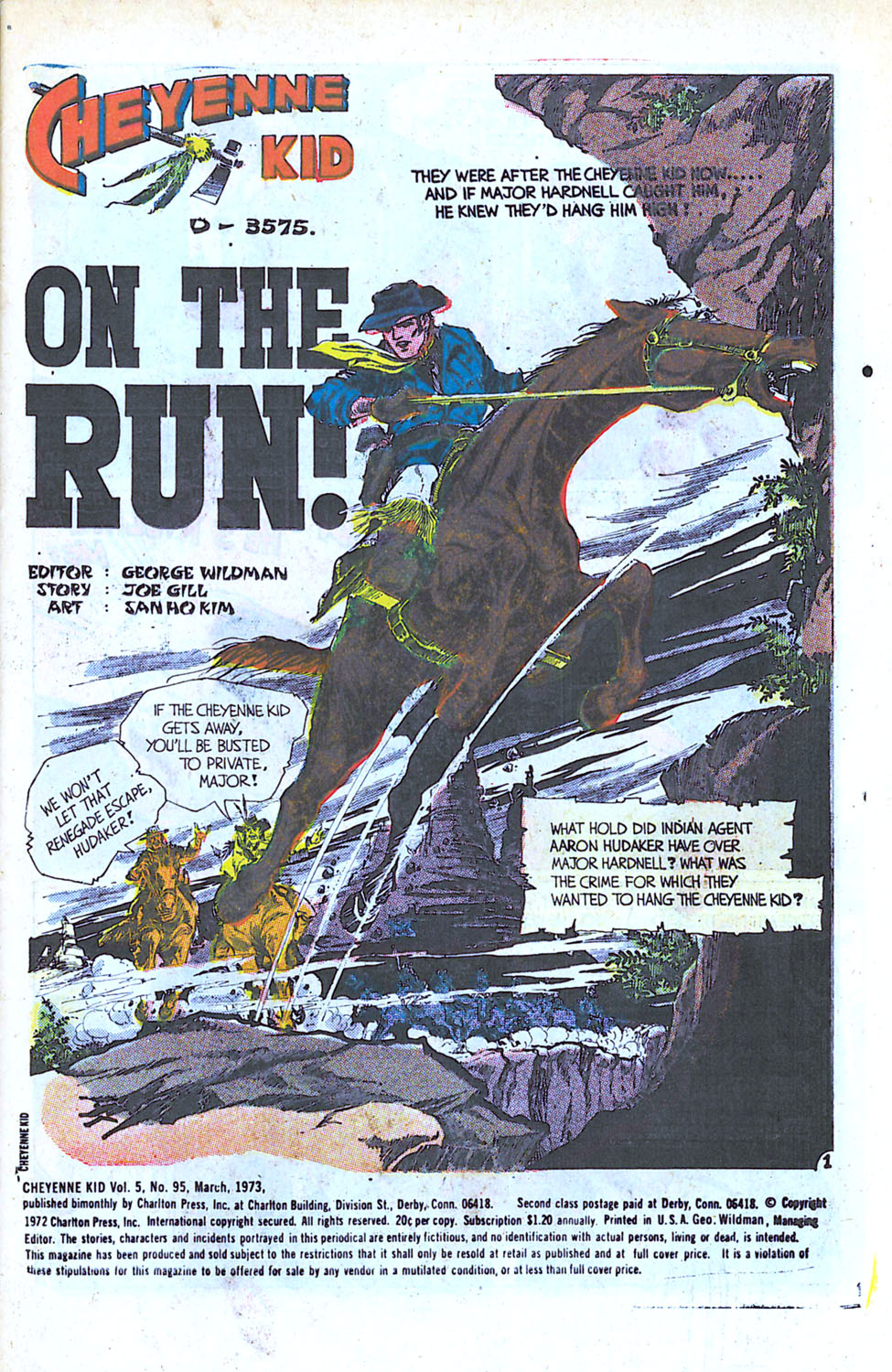 Read online Cheyenne Kid comic -  Issue #95 - 3