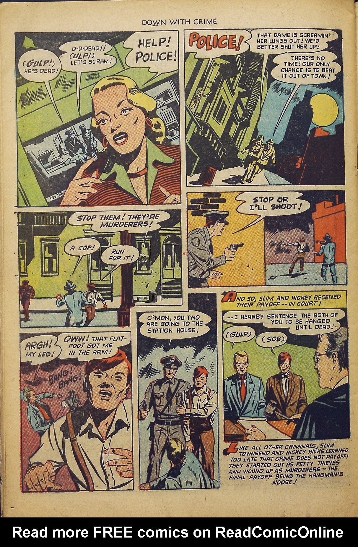 Read online Down With Crime comic -  Issue #7 - 34
