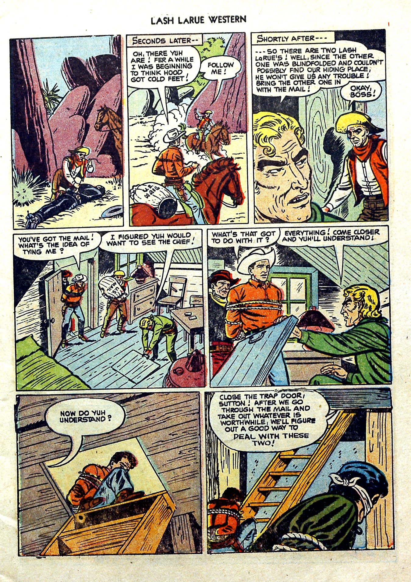 Read online Lash Larue Western (1949) comic -  Issue #57 - 9