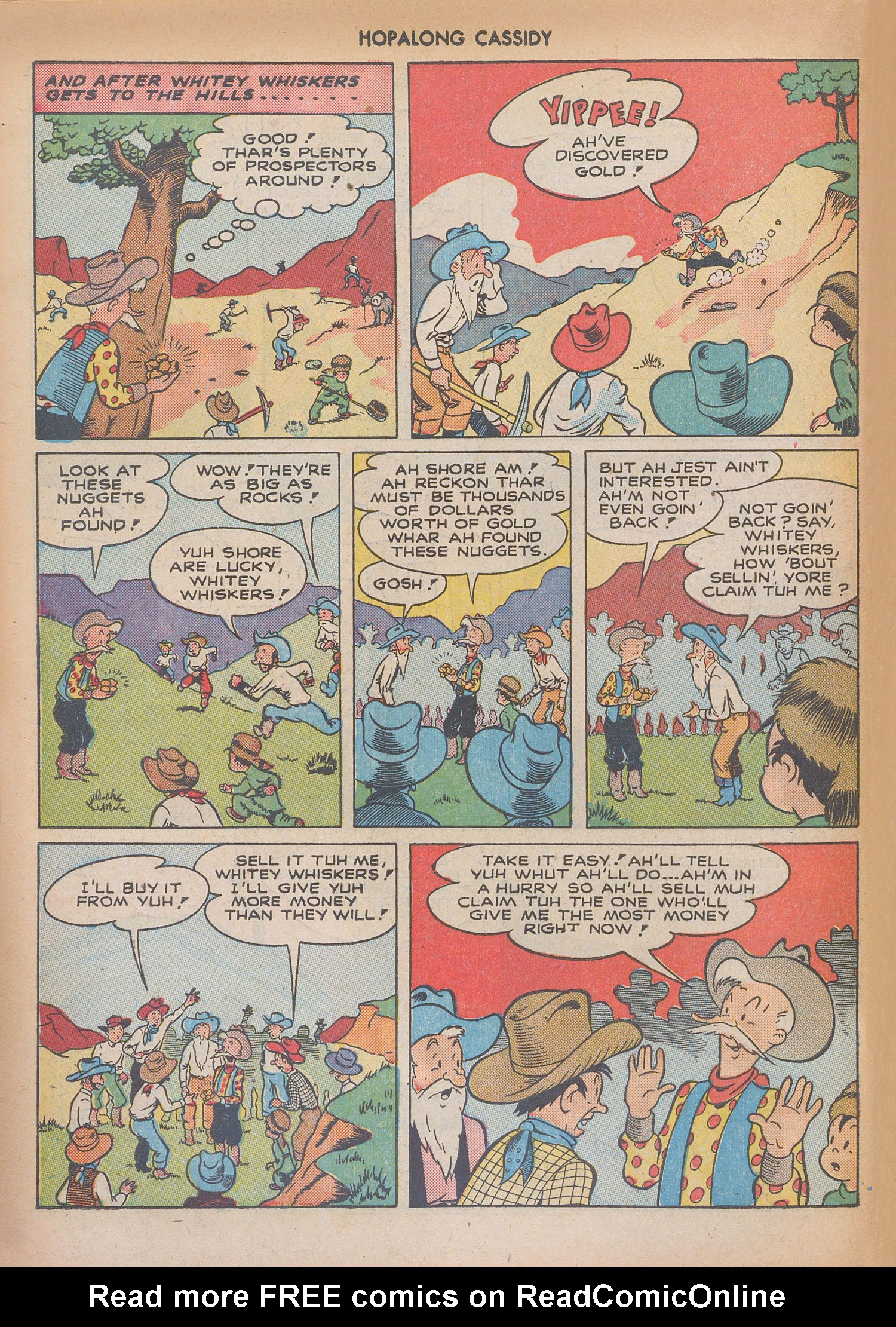 Read online Hopalong Cassidy comic -  Issue #22 - 34