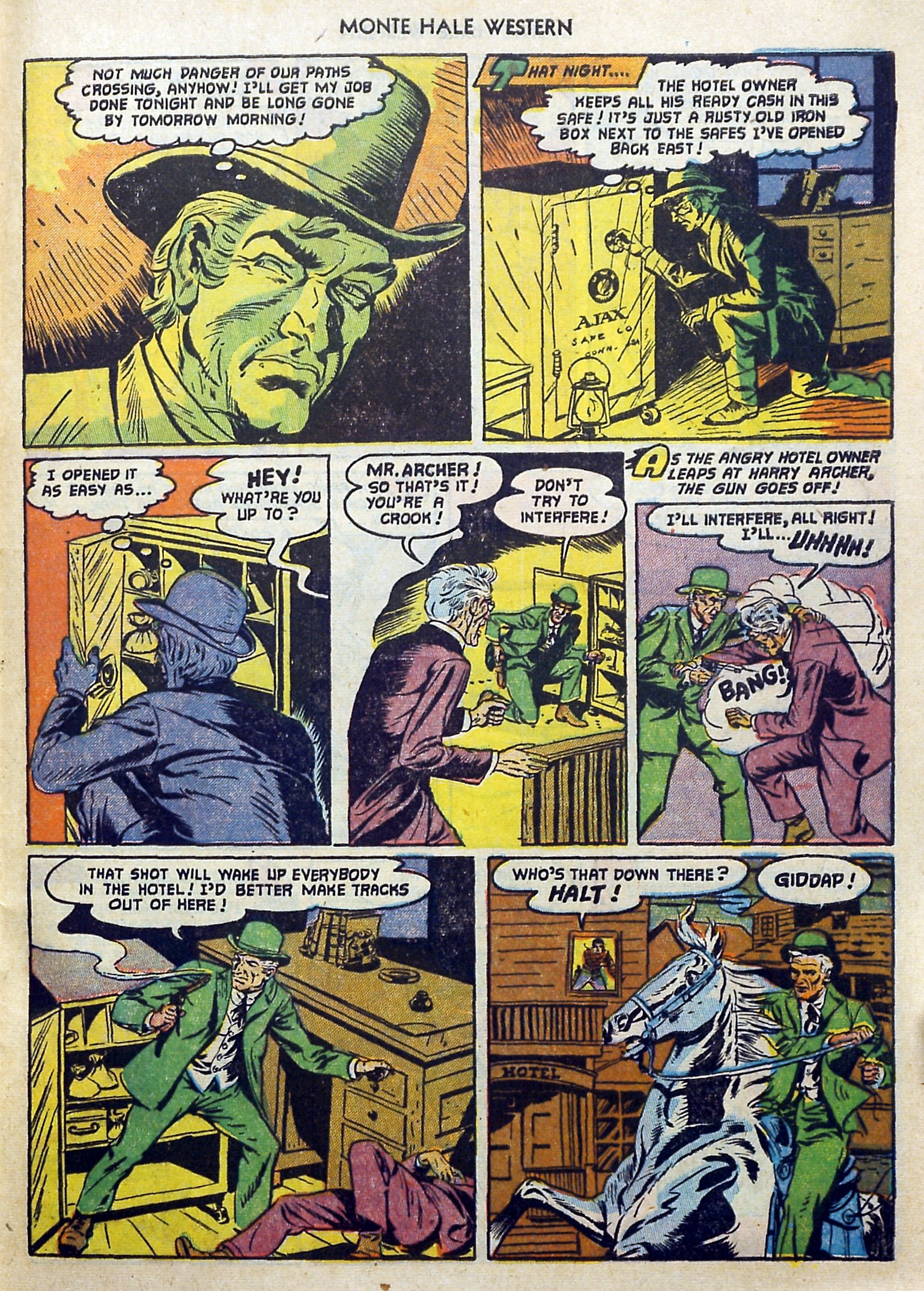 Read online Monte Hale Western comic -  Issue #71 - 28