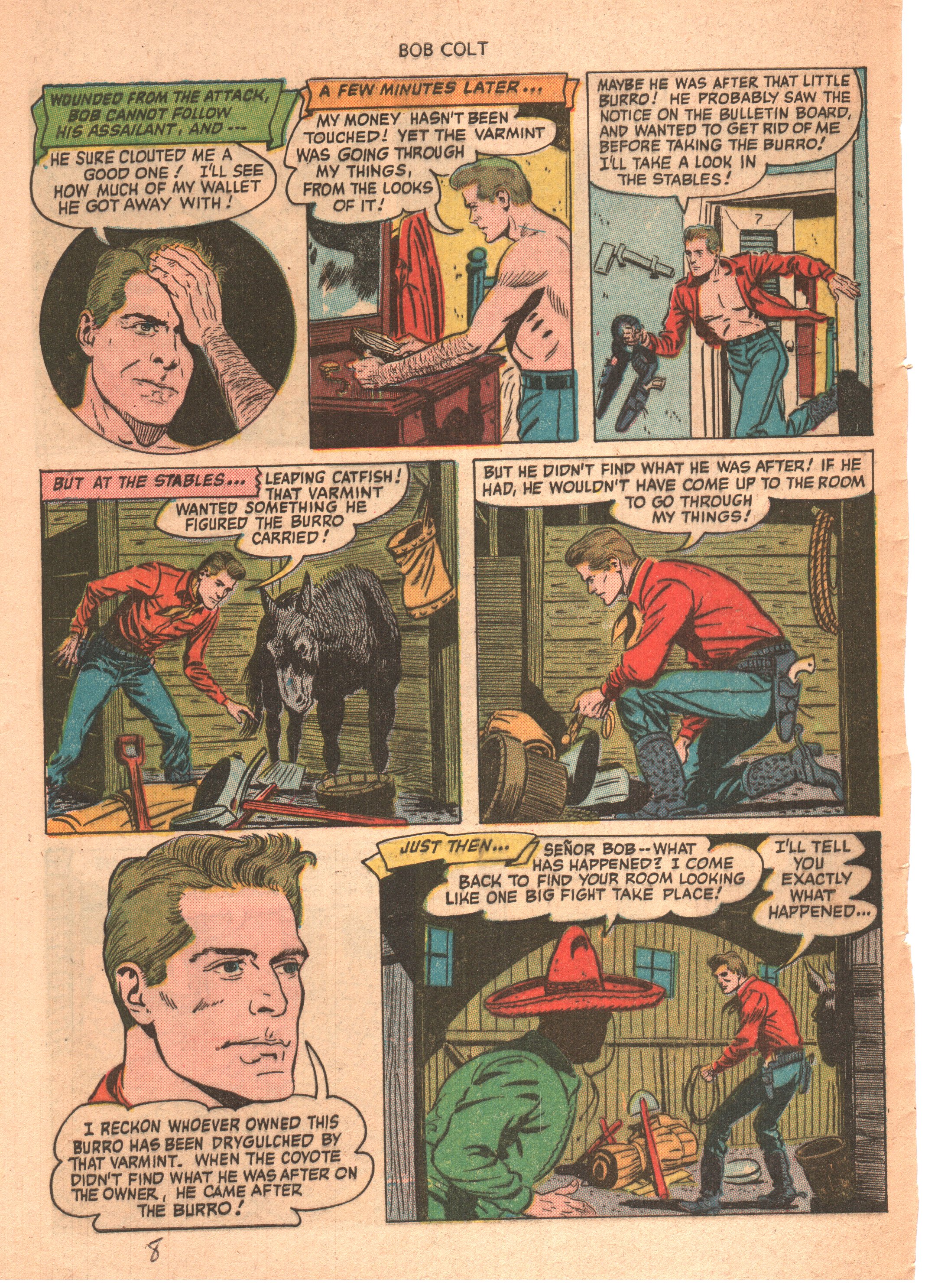 Read online Bob Colt Western comic -  Issue #4 - 8