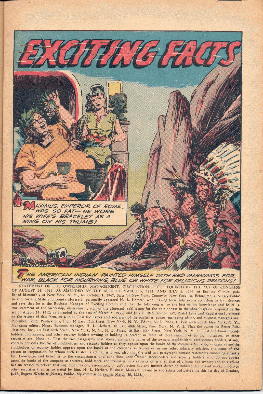 Read online Exciting Comics comic -  Issue #60 - 19