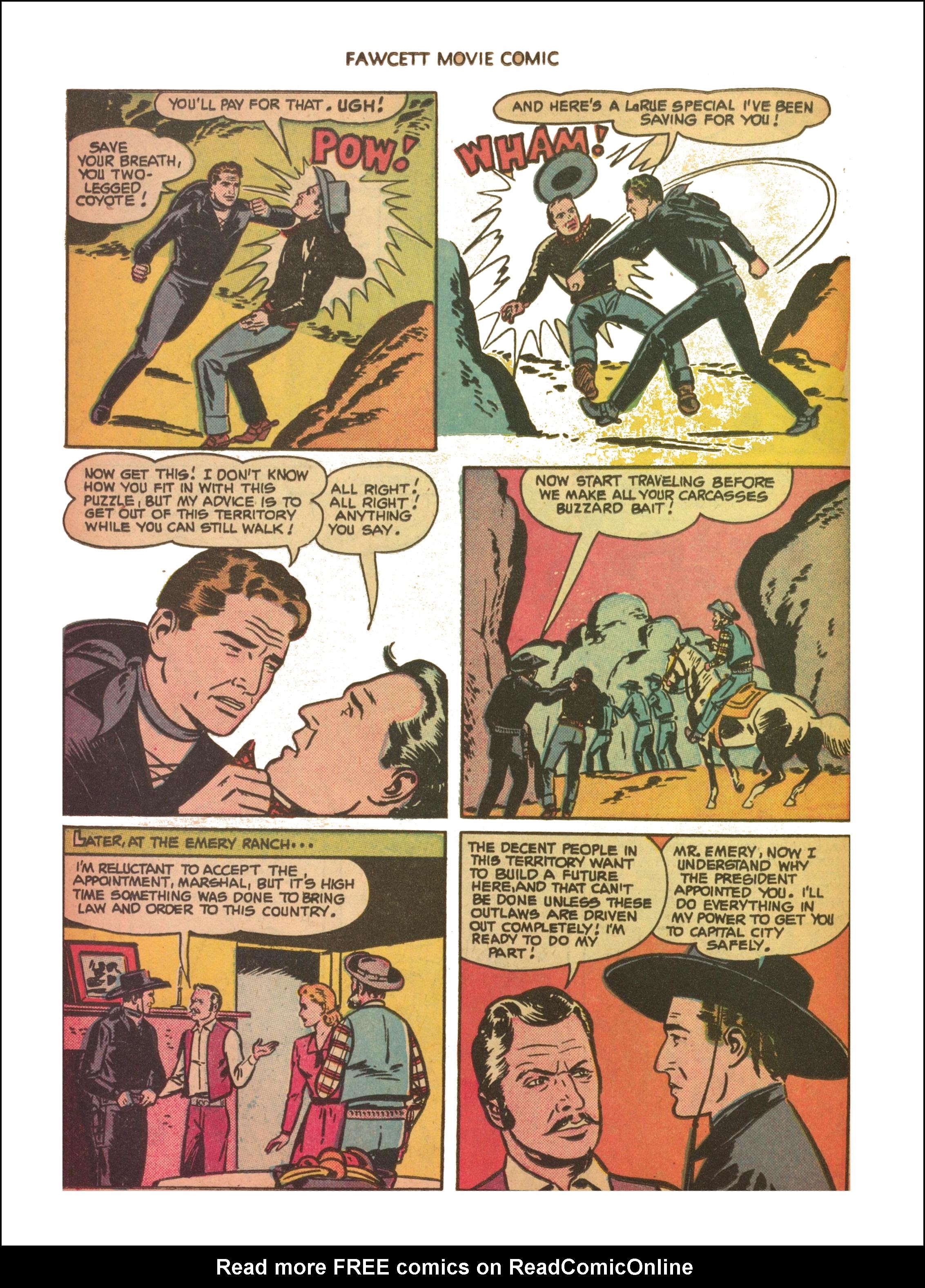 Read online Fawcett Movie Comic comic -  Issue #11 - 14
