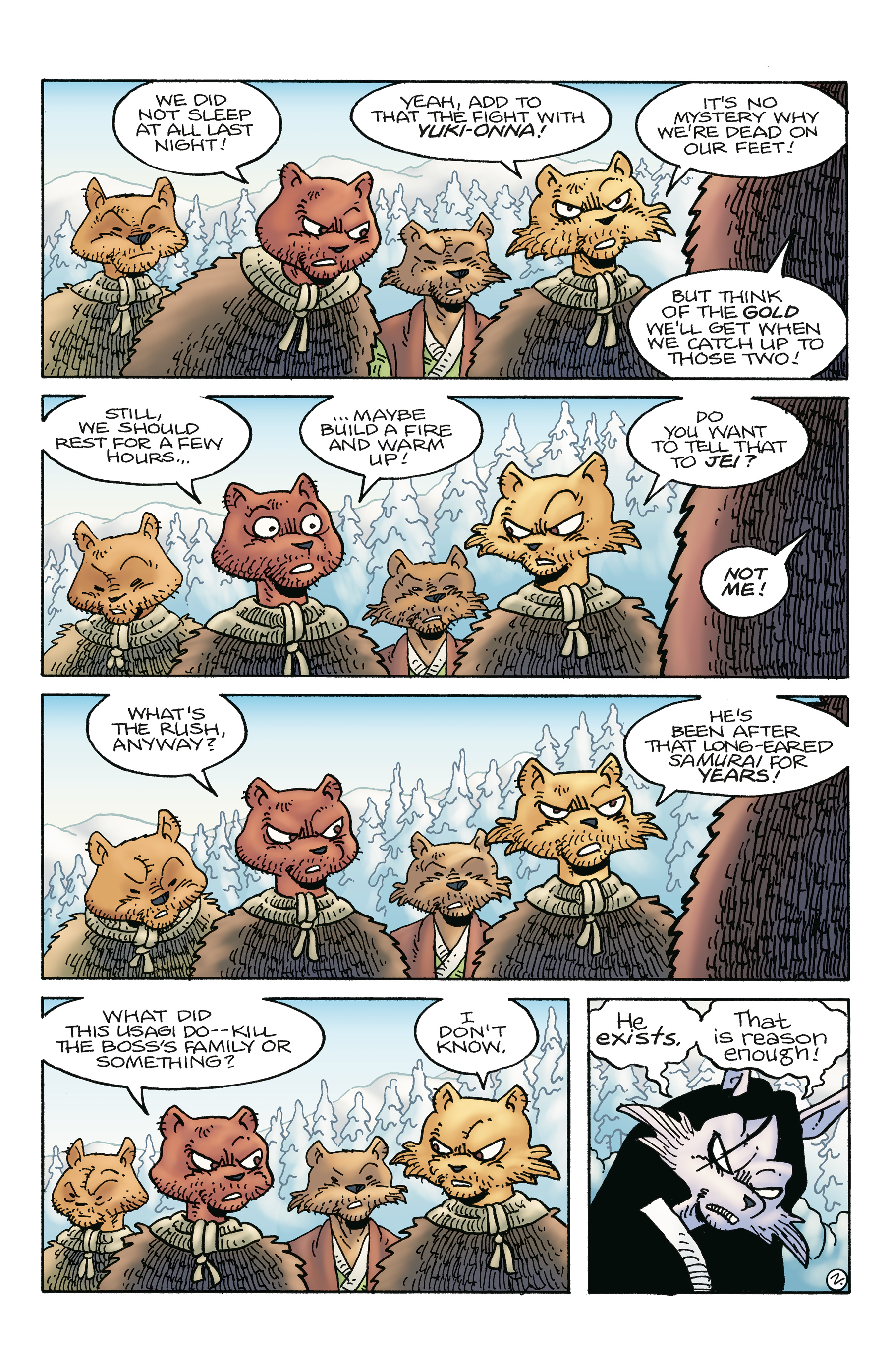 Read online Usagi Yojimbo: Ice and Snow comic -  Issue #4 - 4