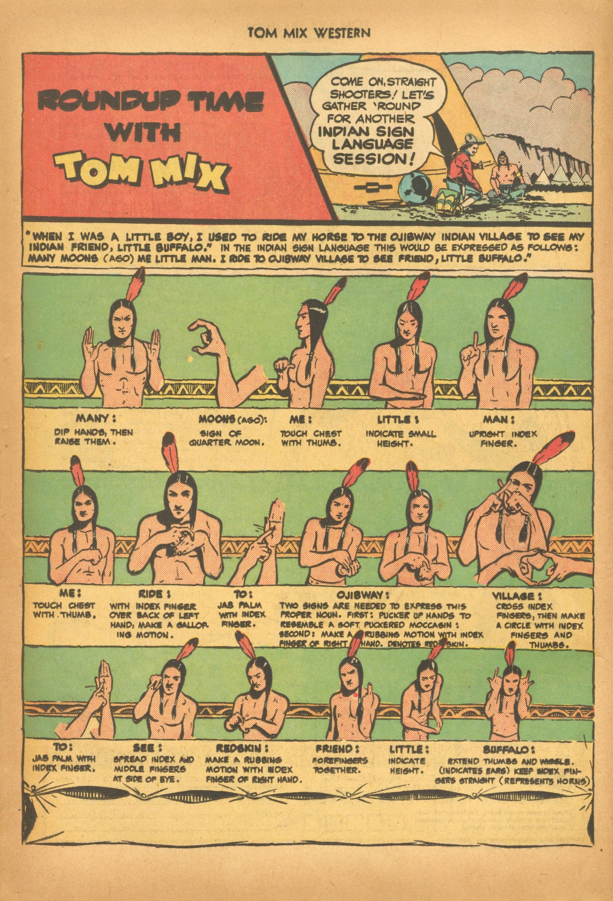 Read online Tom Mix Western (1948) comic -  Issue #19 - 24