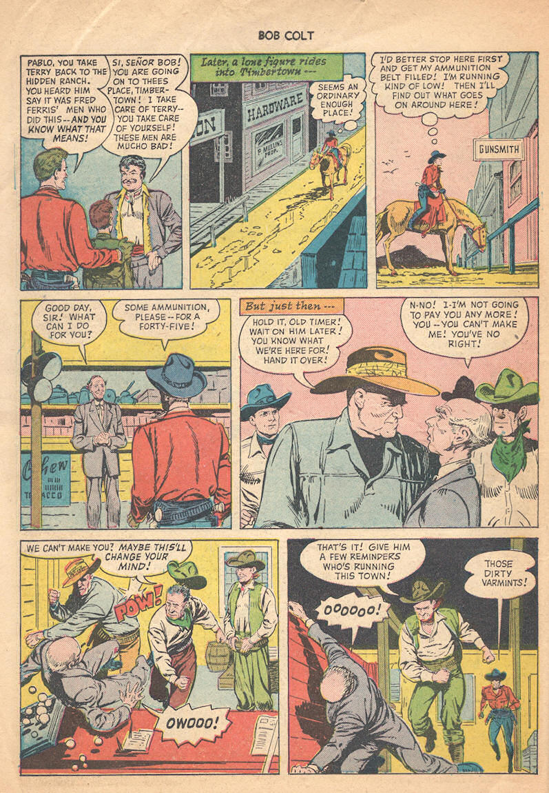 Read online Bob Colt Western comic -  Issue #1 - 6