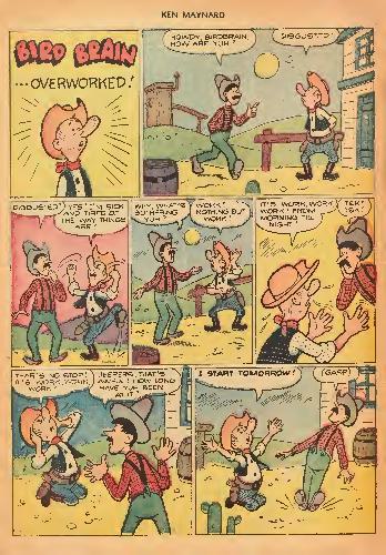 Read online Ken Maynard Western comic -  Issue #6 - 11