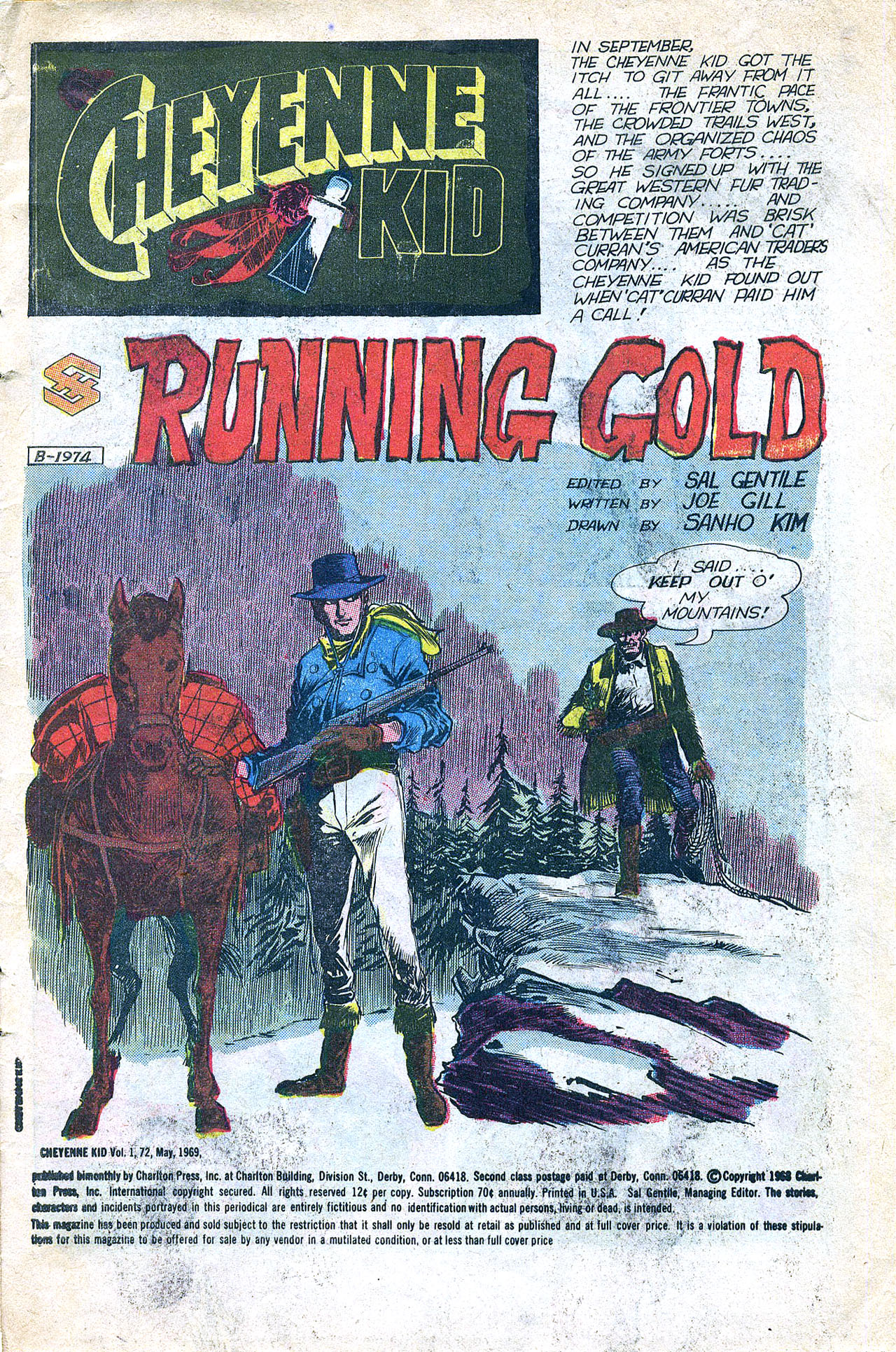 Read online Cheyenne Kid comic -  Issue #72 - 3