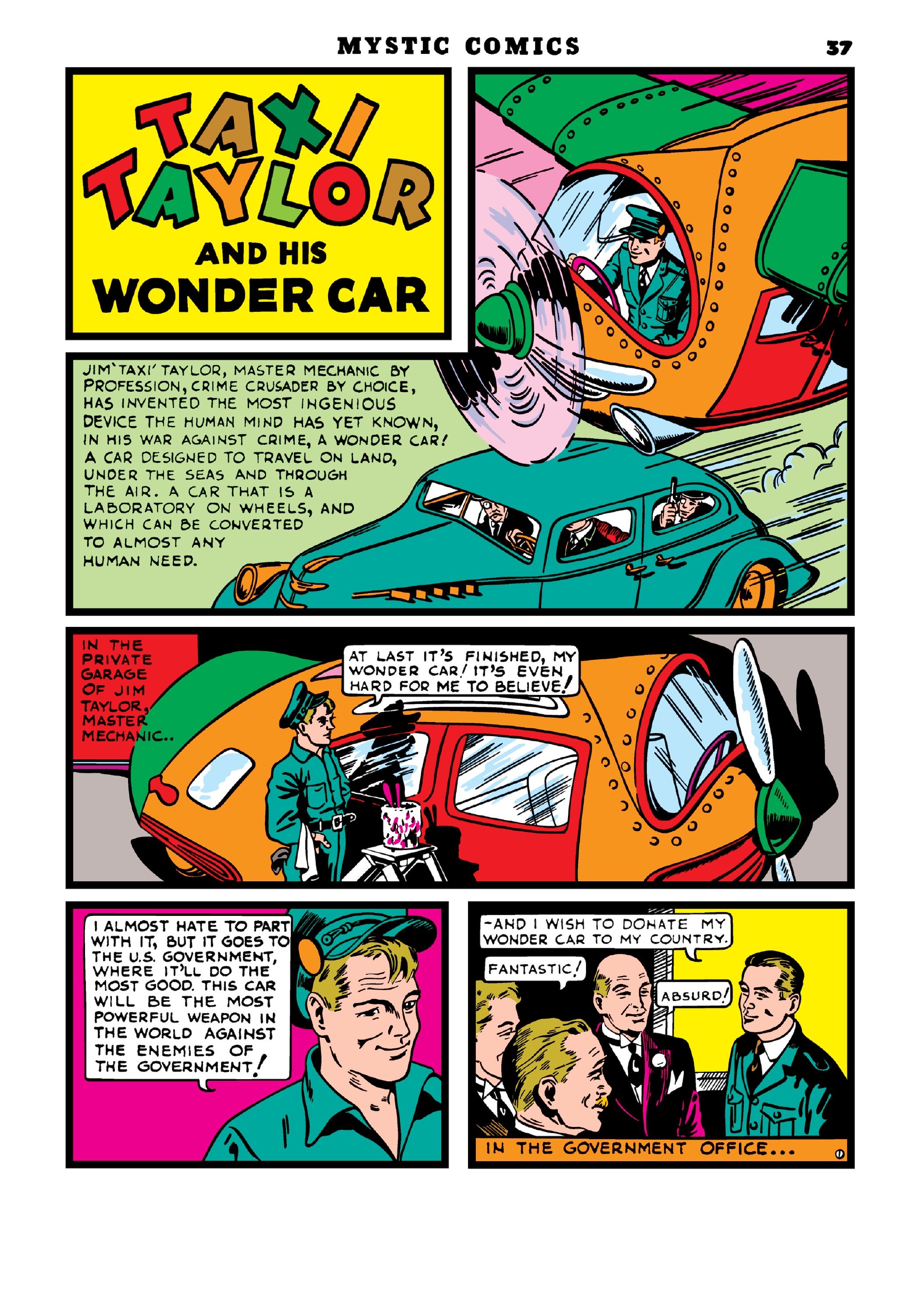 Read online Mystic Comics comic -  Issue # (1940) _Marvel Masterworks - Golden Age  (Part 2) - 12