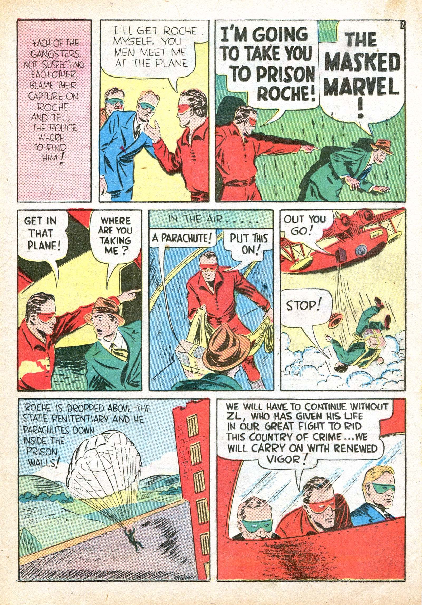 Read online Masked Marvel comic -  Issue #3 - 31