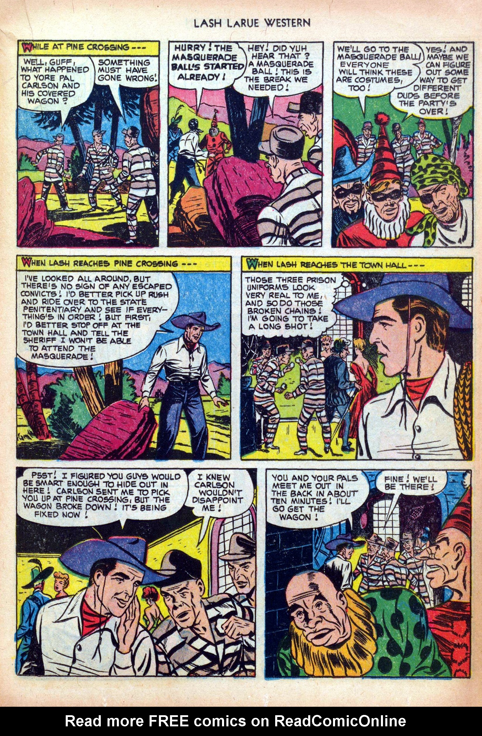 Read online Lash Larue Western (1949) comic -  Issue #25 - 21