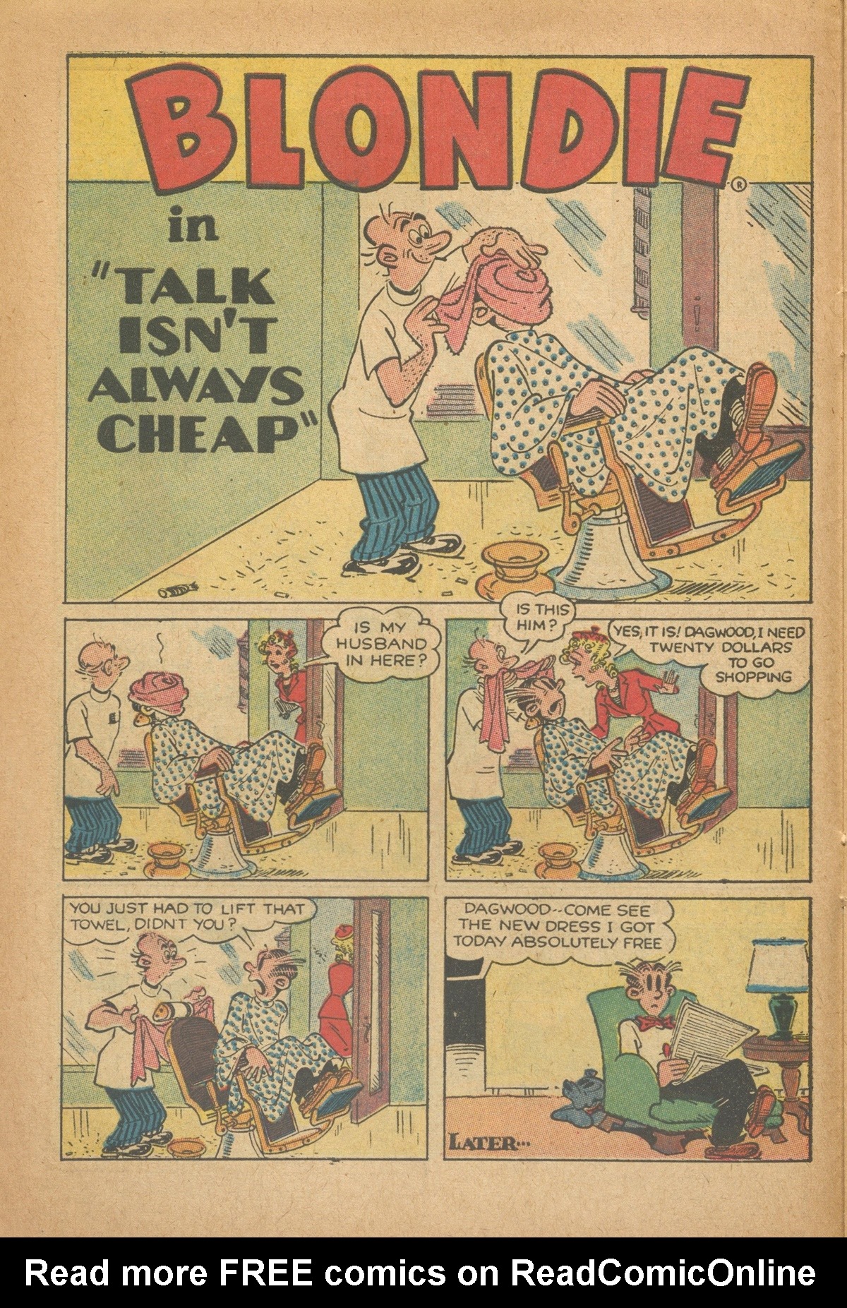 Read online Blondie Comics (1960) comic -  Issue #142 - 10