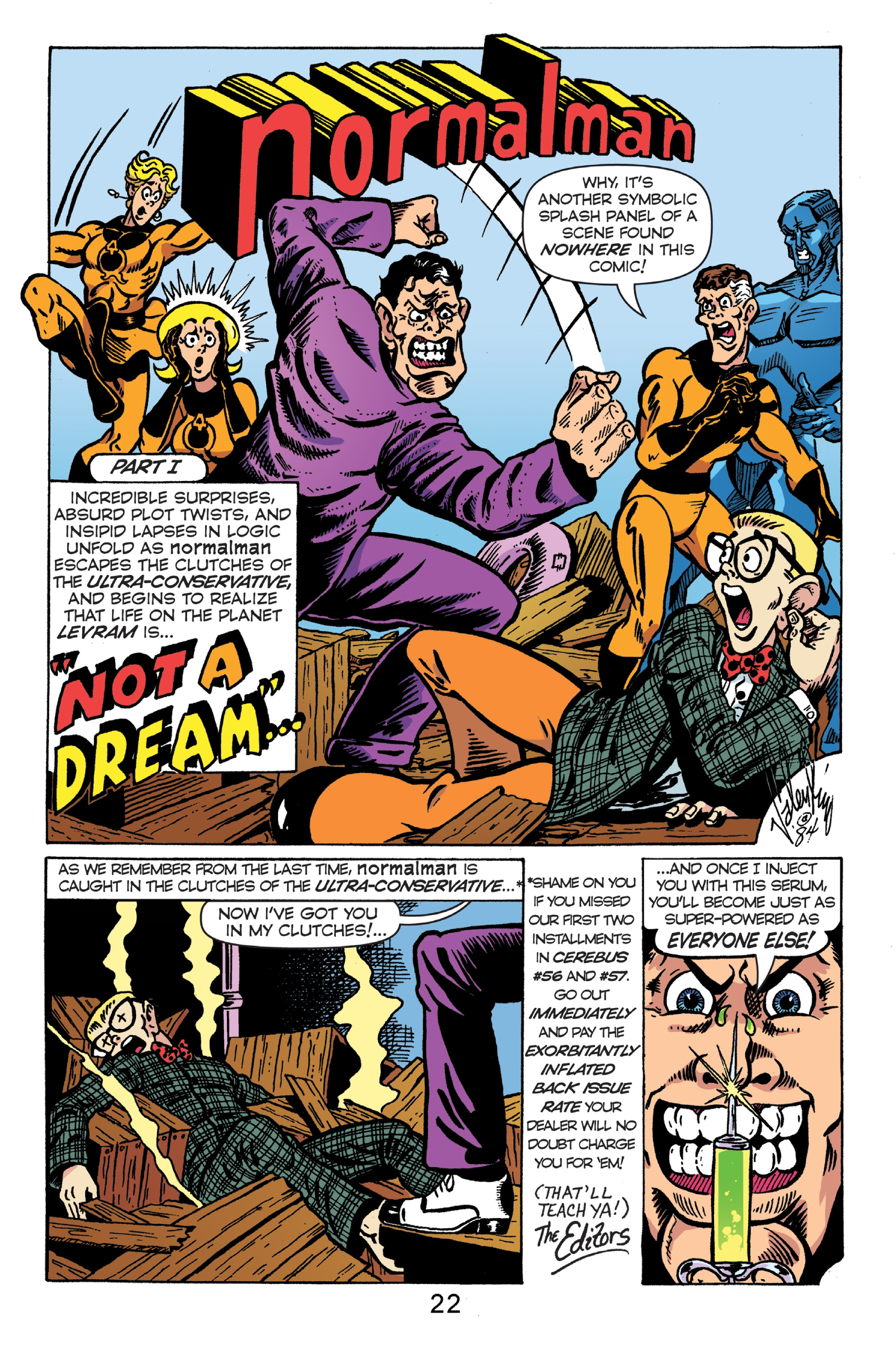 Read online Normalman 40th Anniversary Omnibus comic -  Issue # TPB (Part 1) - 25